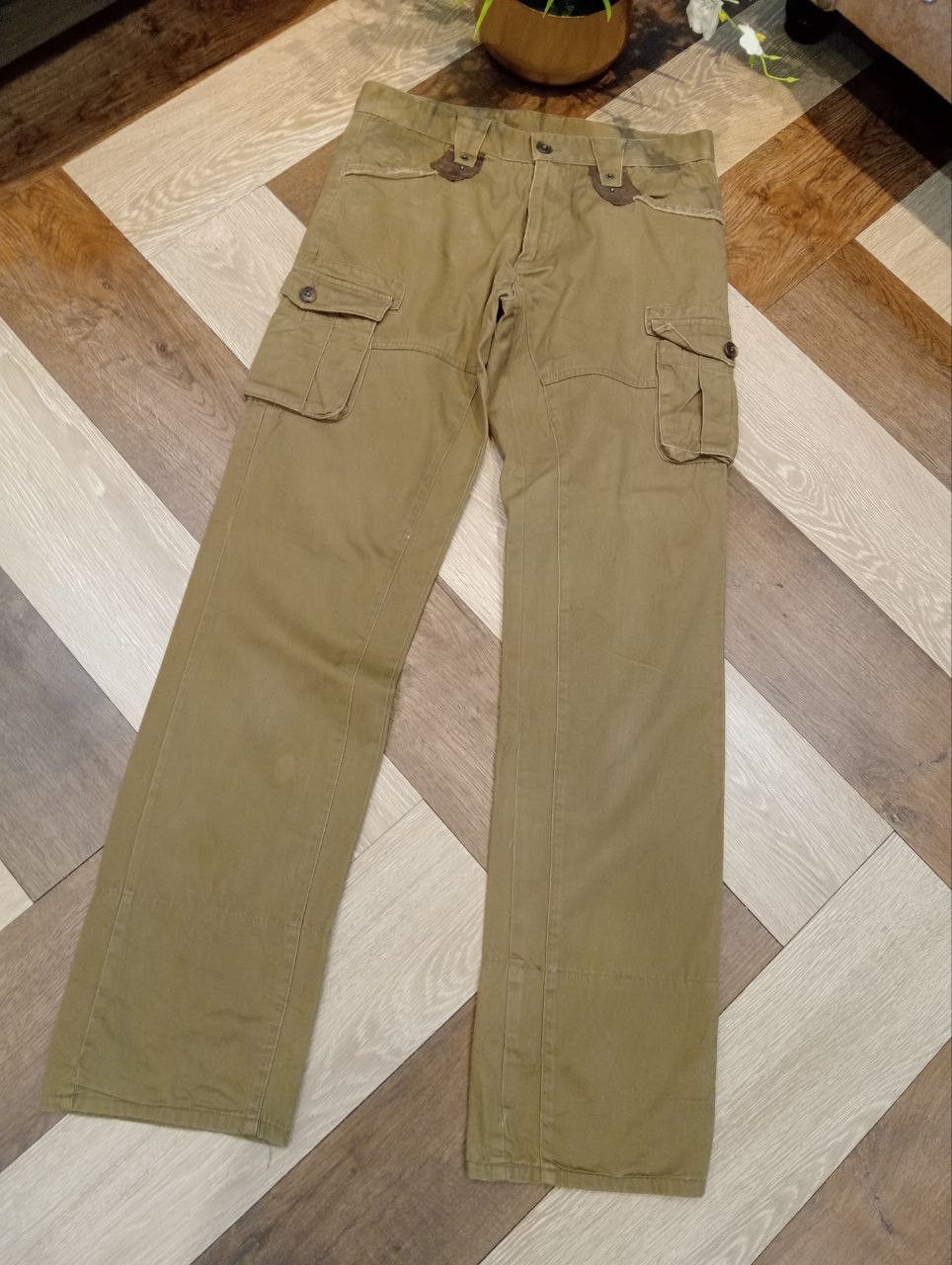 PPFM JAPANESE PPFM ANARCHY DENIM EUSTERN ROCK CARGO PANTS Size US 32 / EU 48 - 4 Thumbnail