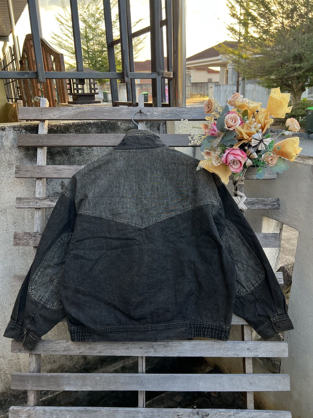 Casablanca Casablanca Rally Halb Wallis Denim Stoned Washed Jacket Size US M / EU 48-50 / 2 - 8 Thumbnail
