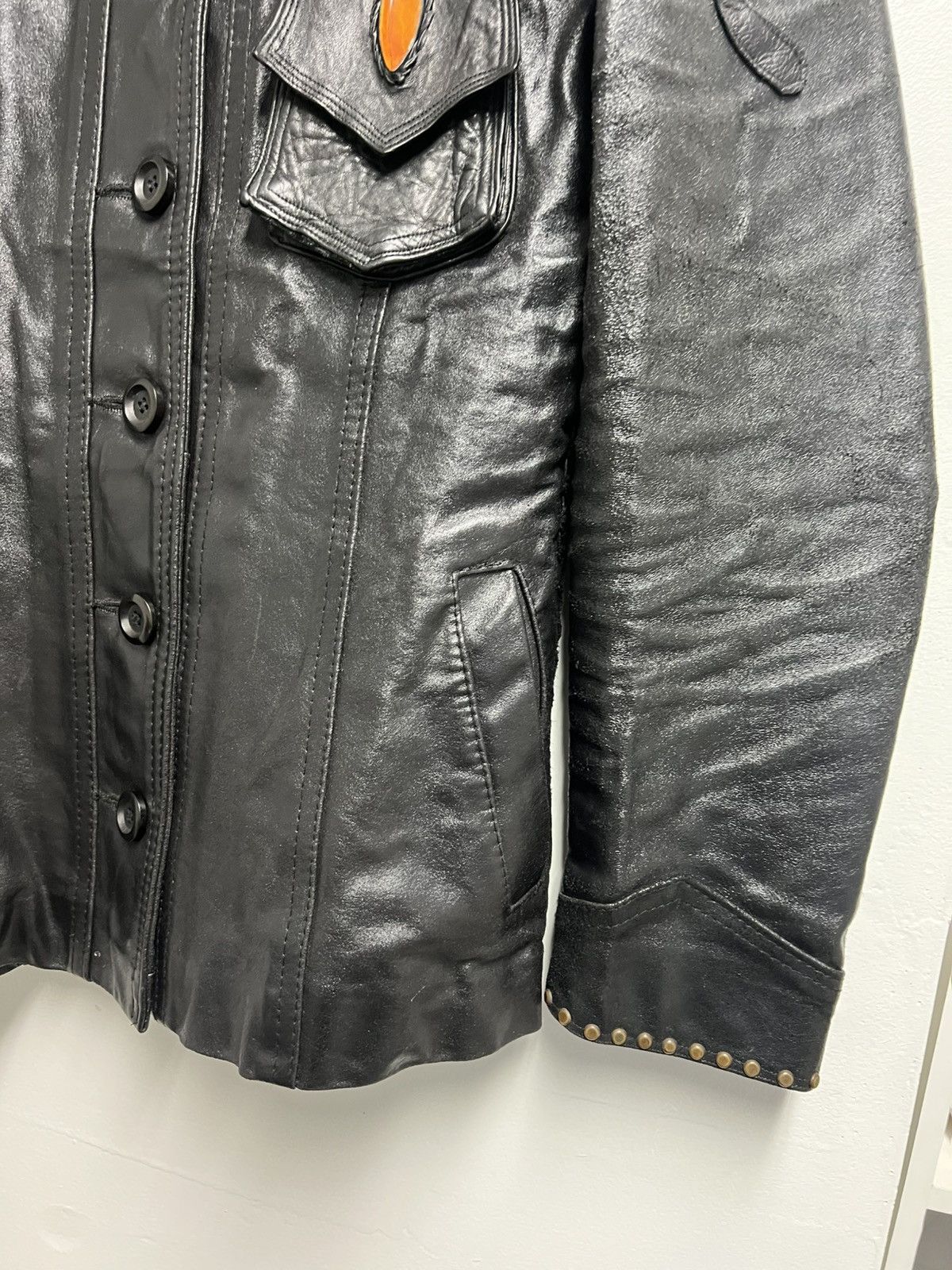 Japanese Brand Blaze 1999 deer leather jacket Size US M / EU 48-50 / 2 - 15 Thumbnail