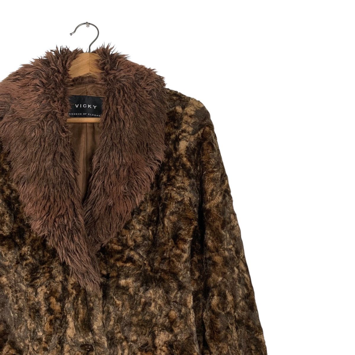 Japanese Brand Japanese Brand Vicky Faux Fur Elegance Coat Size M / US 6-8 / IT 42-44 - 5 Thumbnail