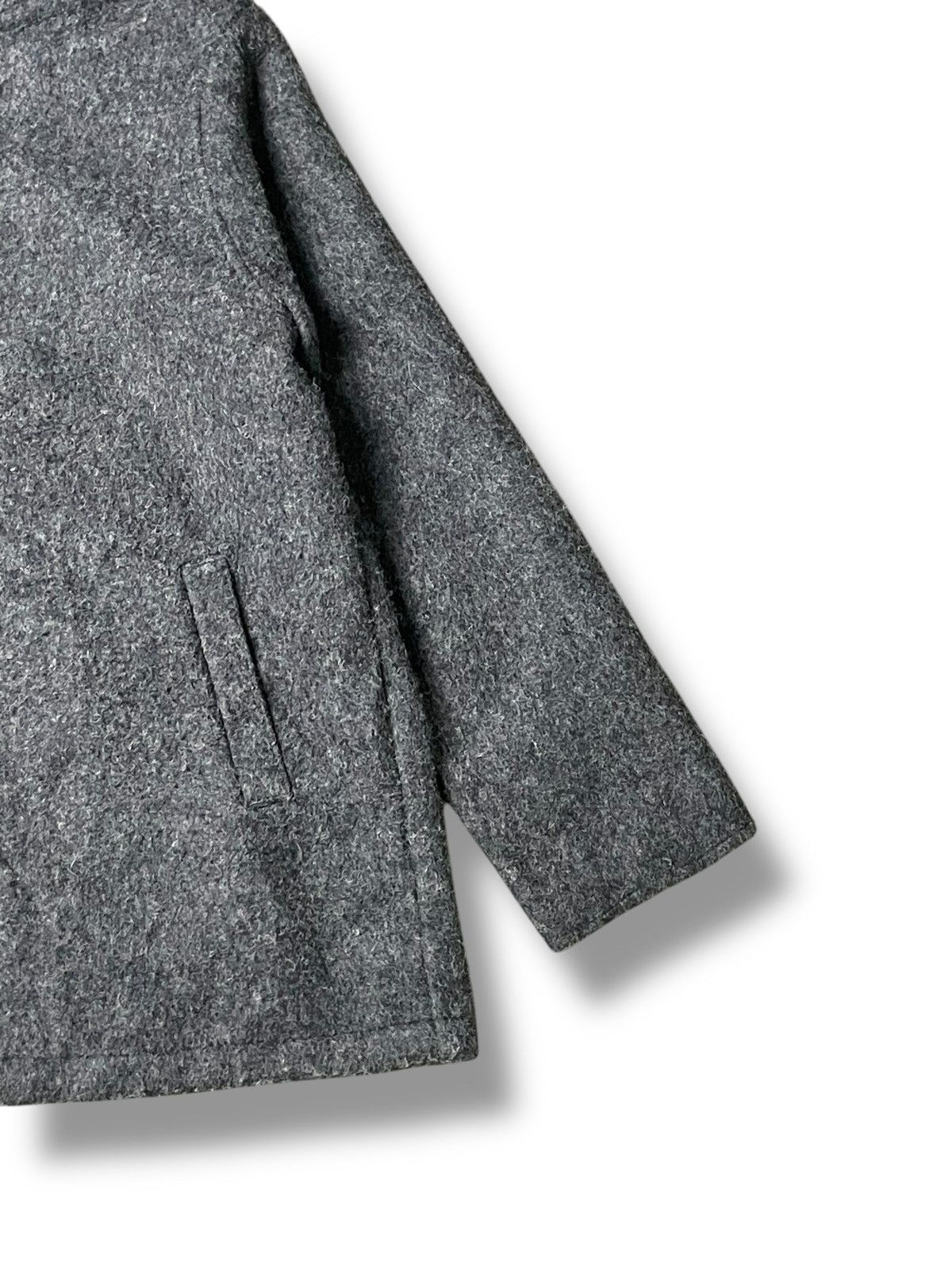 Japanese Brand × Vintage Graceful Days Japanese Hooded Wool Coat (52) Size US L / EU 52-54 / 3 - 5 Thumbnail