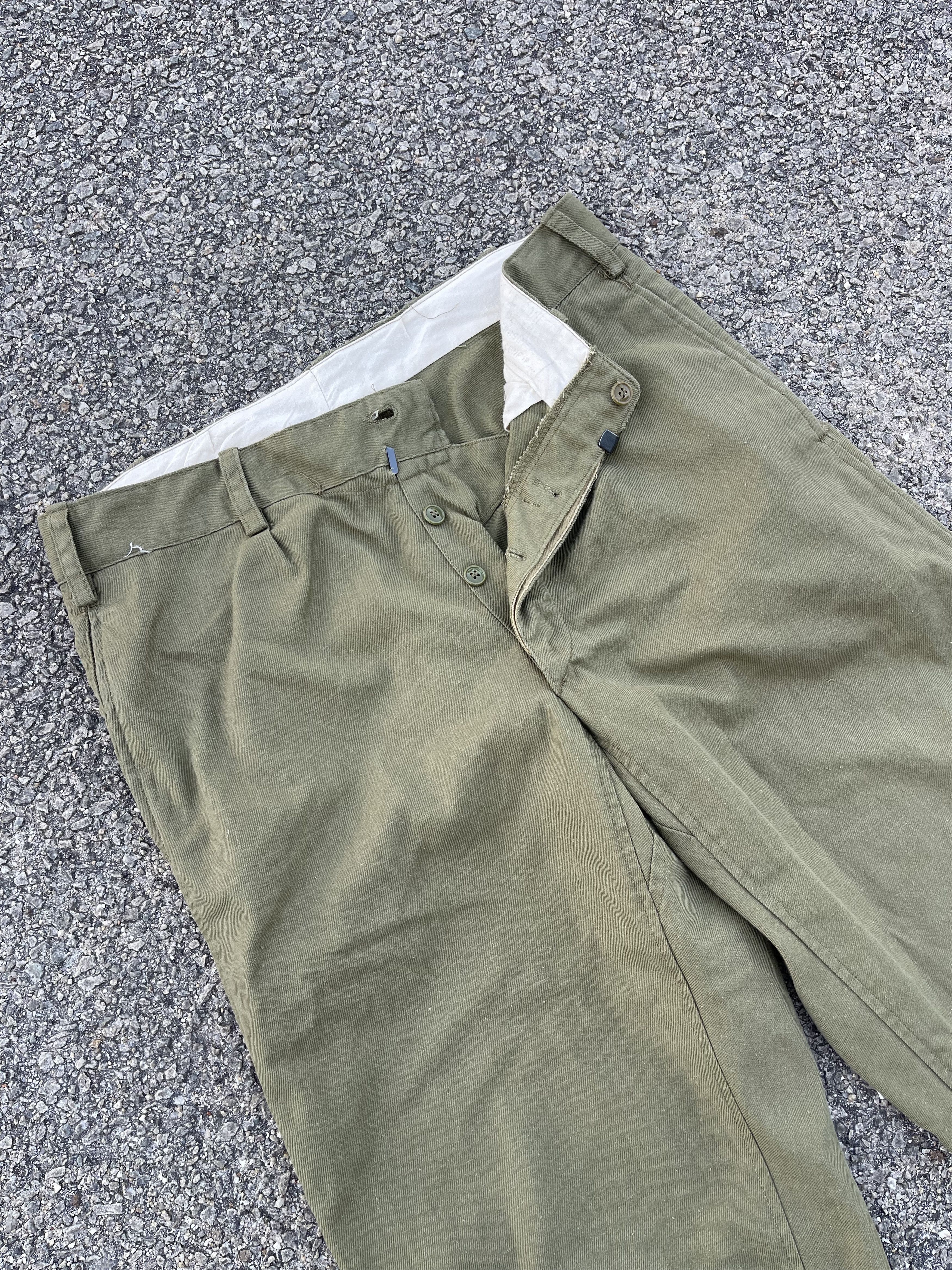 Vintage Vtg 50s - 60s Era OG Usa Army Trouser Size US 32 / EU 48 - 3 Thumbnail