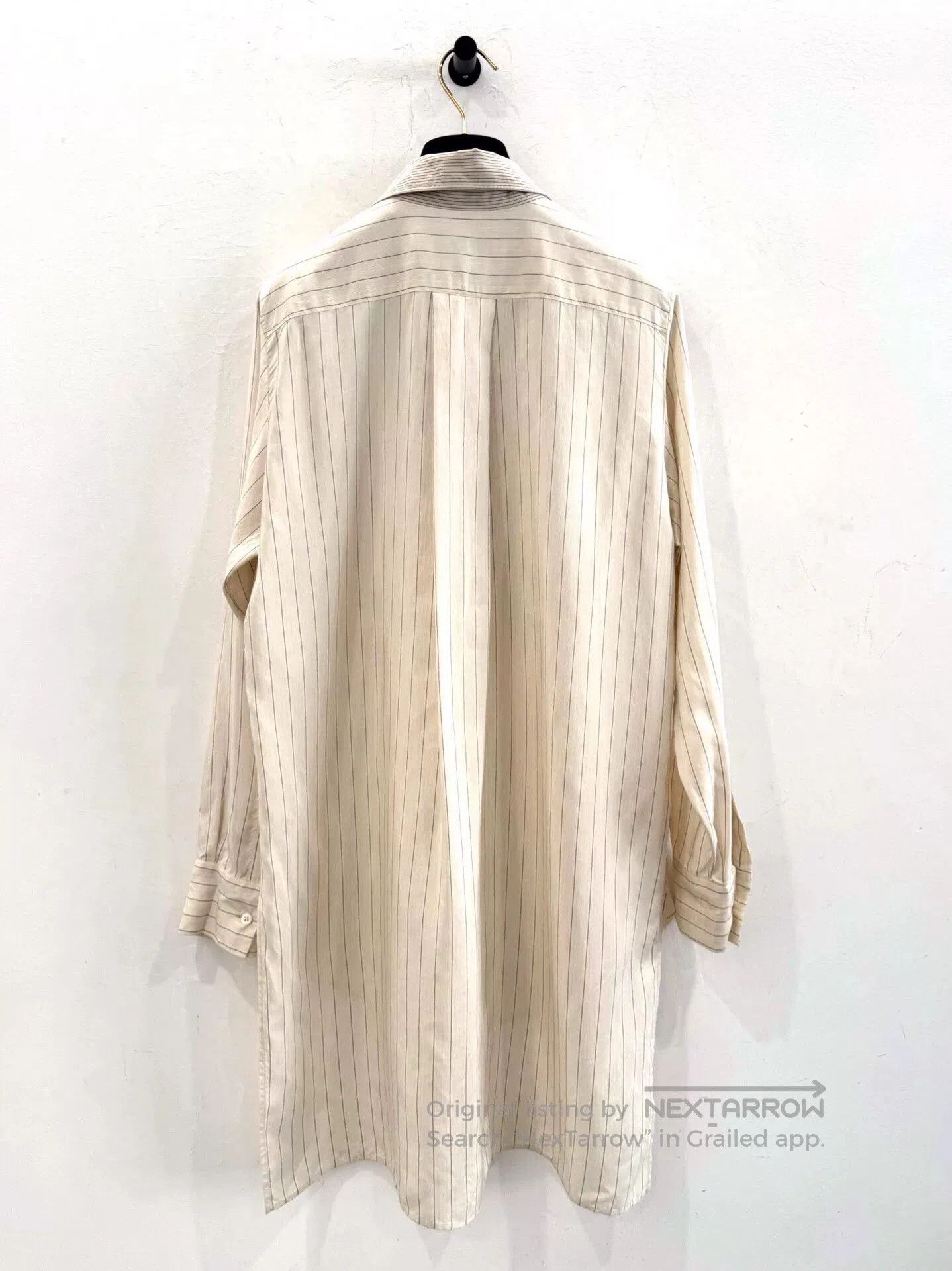 Dior Dior Gray White Striped Bee CD Logo Shirt. Size XXS / US 00 / IT 34 - 2 Thumbnail