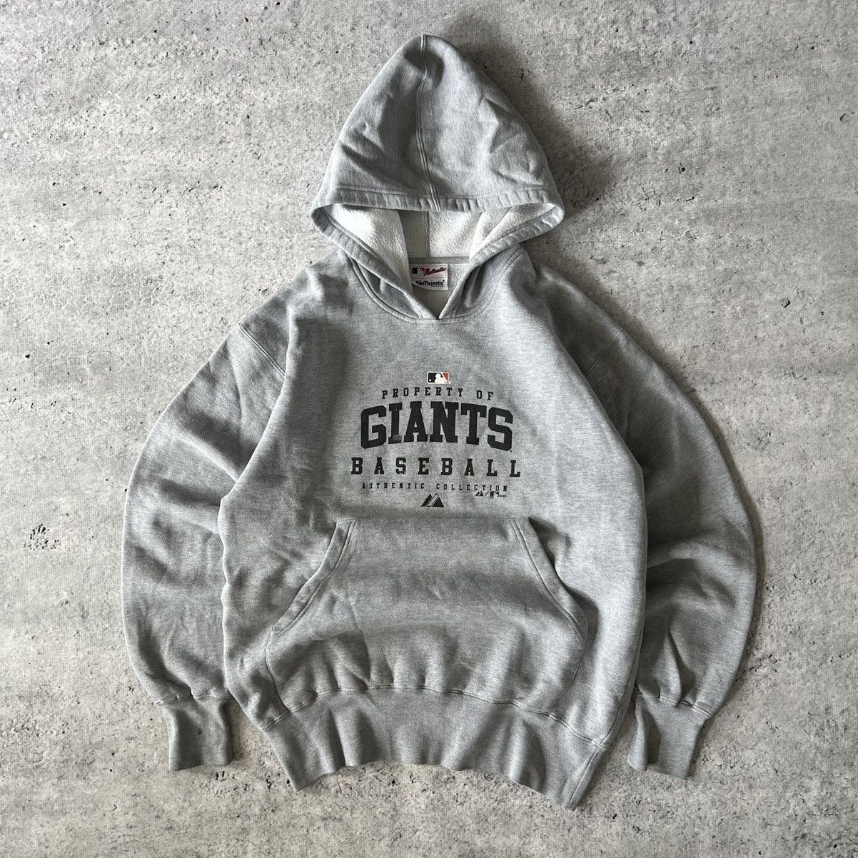 Majestic × NFL Vintage Majestic Giants hoodie XL 2005 00s paint splatter Size US XL / EU 56 / 4 - 1 Thumbnail