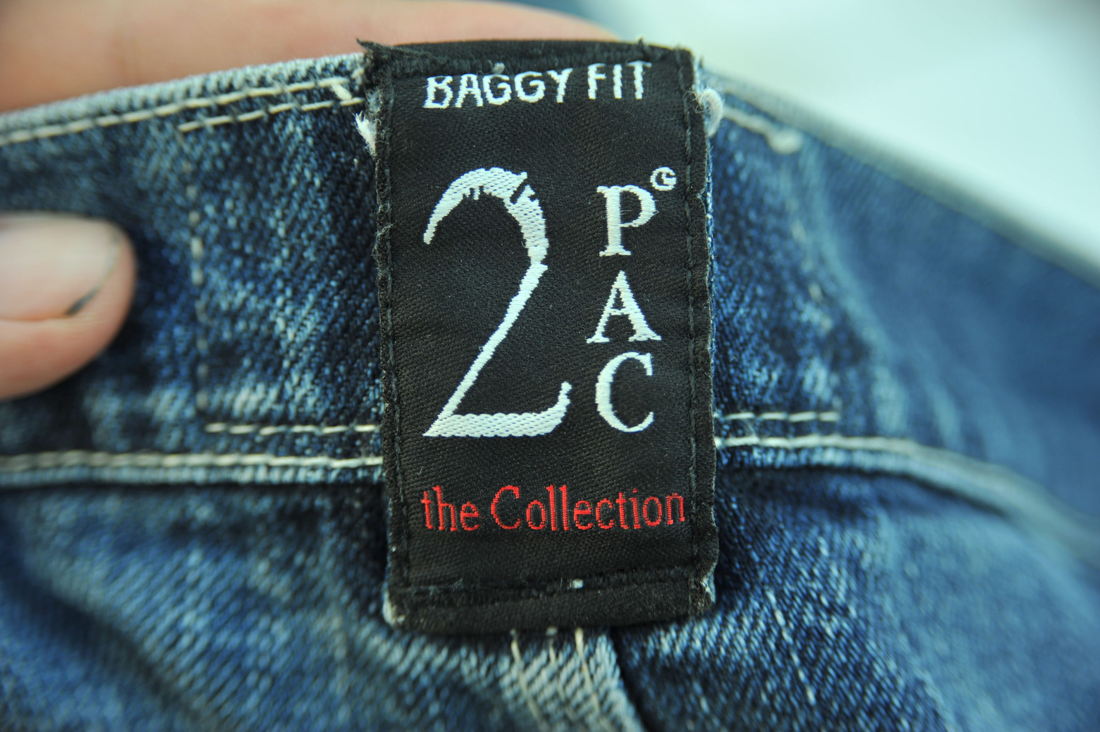 Other Vintage 90s 2 Pac The Collection Baggy Fit Jeans Size US 40 / EU 56 - 5 Thumbnail