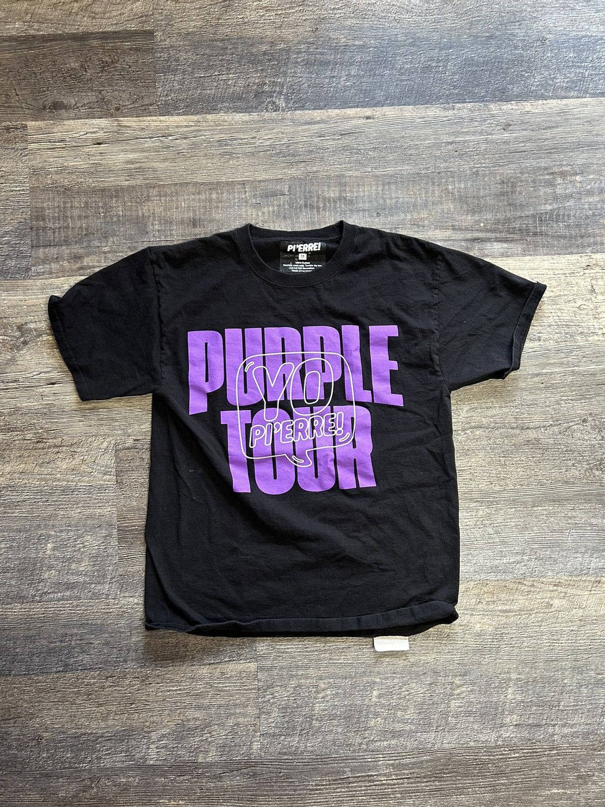 Band Tees × Vintage PIERRE BOURNE PURPLE TOUR EUROPE EXCLUSIVE TEE MEDIUM Size US M / EU 48-50 / 2 - 1 Thumbnail