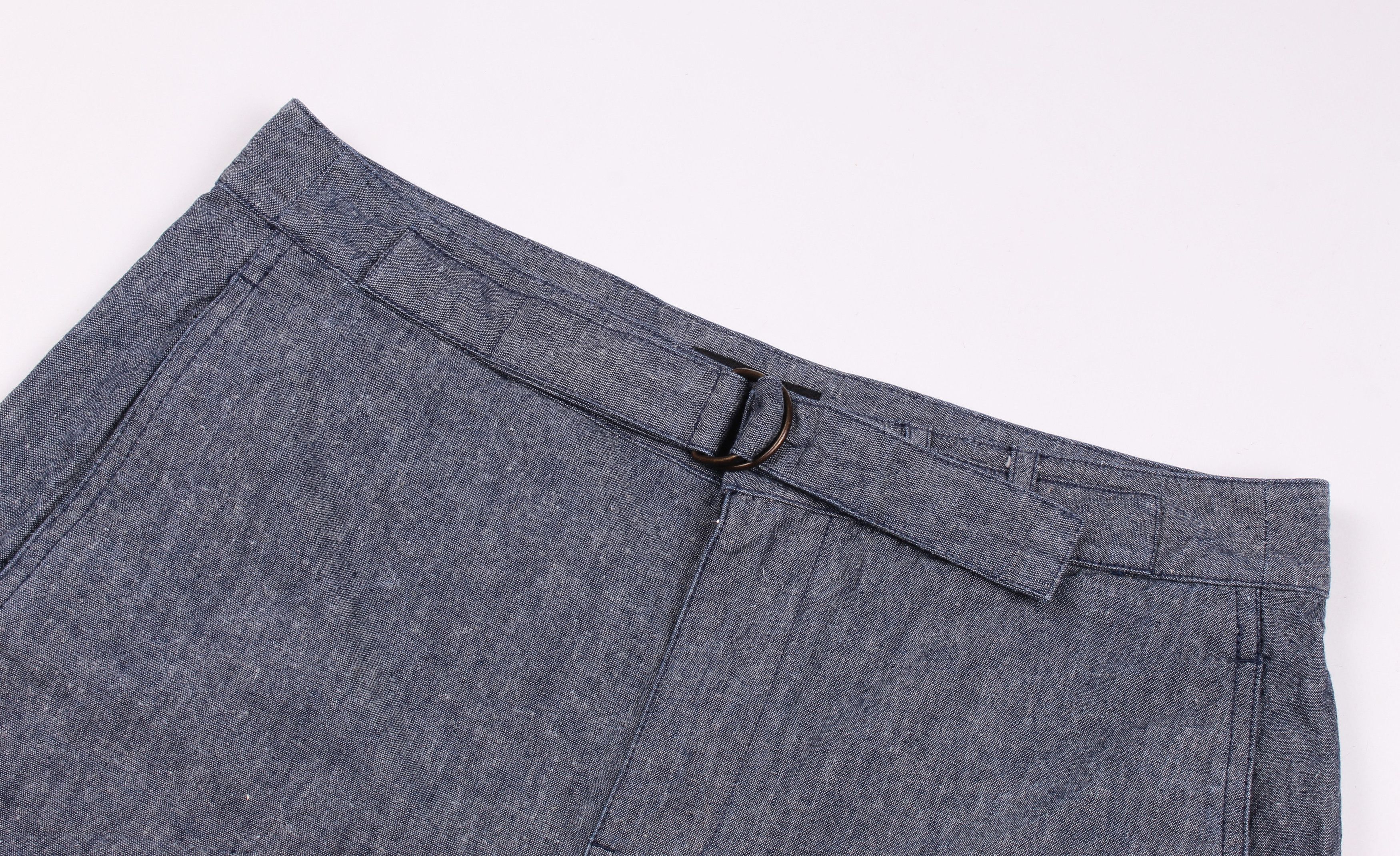 A.P.C. A.P.C. Rue Madam Paris Linen Blend Shorts Size 30" / US 8 / IT 44 - 2 Thumbnail