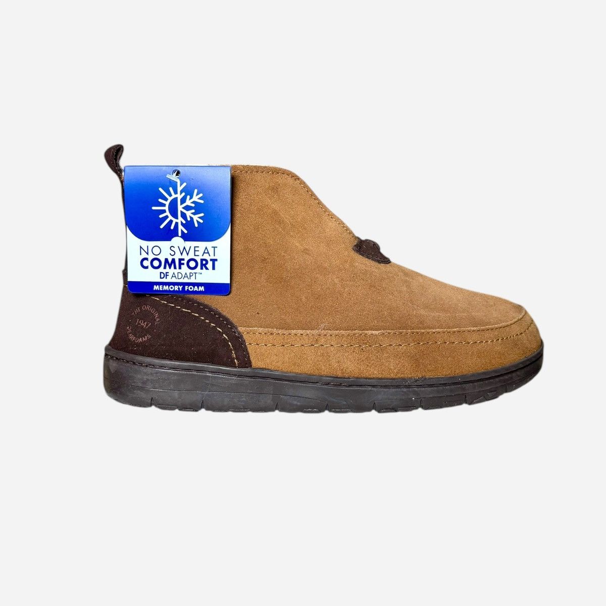Other Dearfoams Men’s Chestnut Brown Notch Slip-on Booties US 11 Size US 11 / EU 44 - 9 Thumbnail