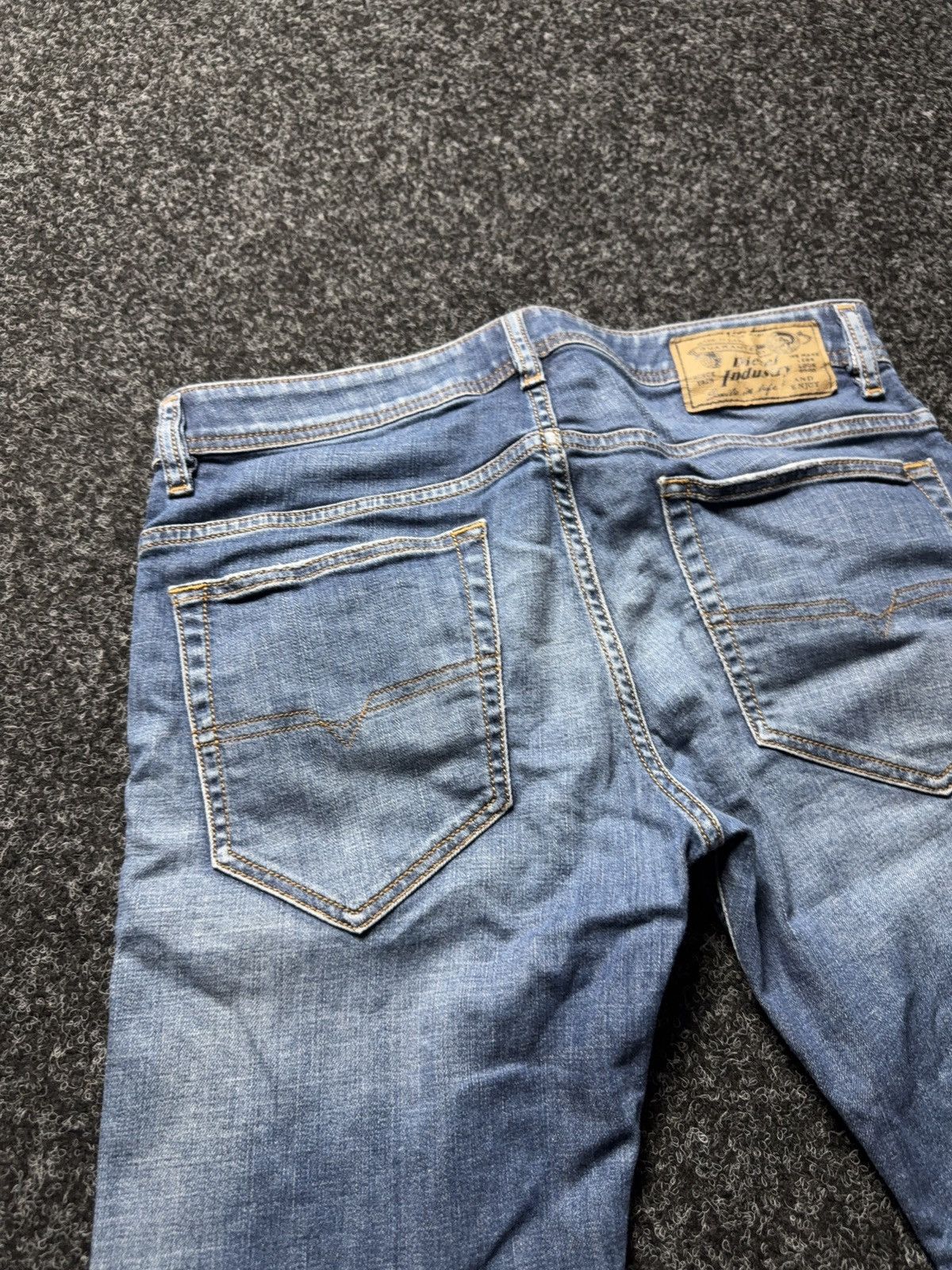Diesel 00s Y2K Luxury Diesel Thavar-XP Slim Tapered Jeans Y2K Denim Size US 30 / EU 46 - 14 Thumbnail