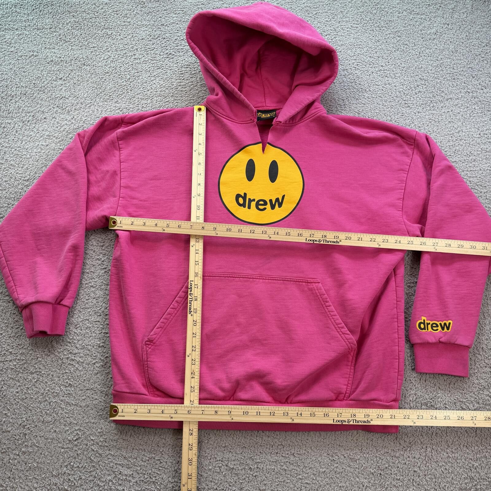 Drew House Drew House Mascot Hoodie Pink L Smiley Face Justin Bieber Size US L / EU 52-54 / 3 - 3 Thumbnail