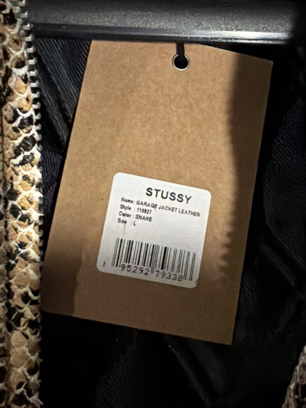 Stussy Stussy snake garage leather jacket large Size US L / EU 52-54 / 3 - 4 Thumbnail