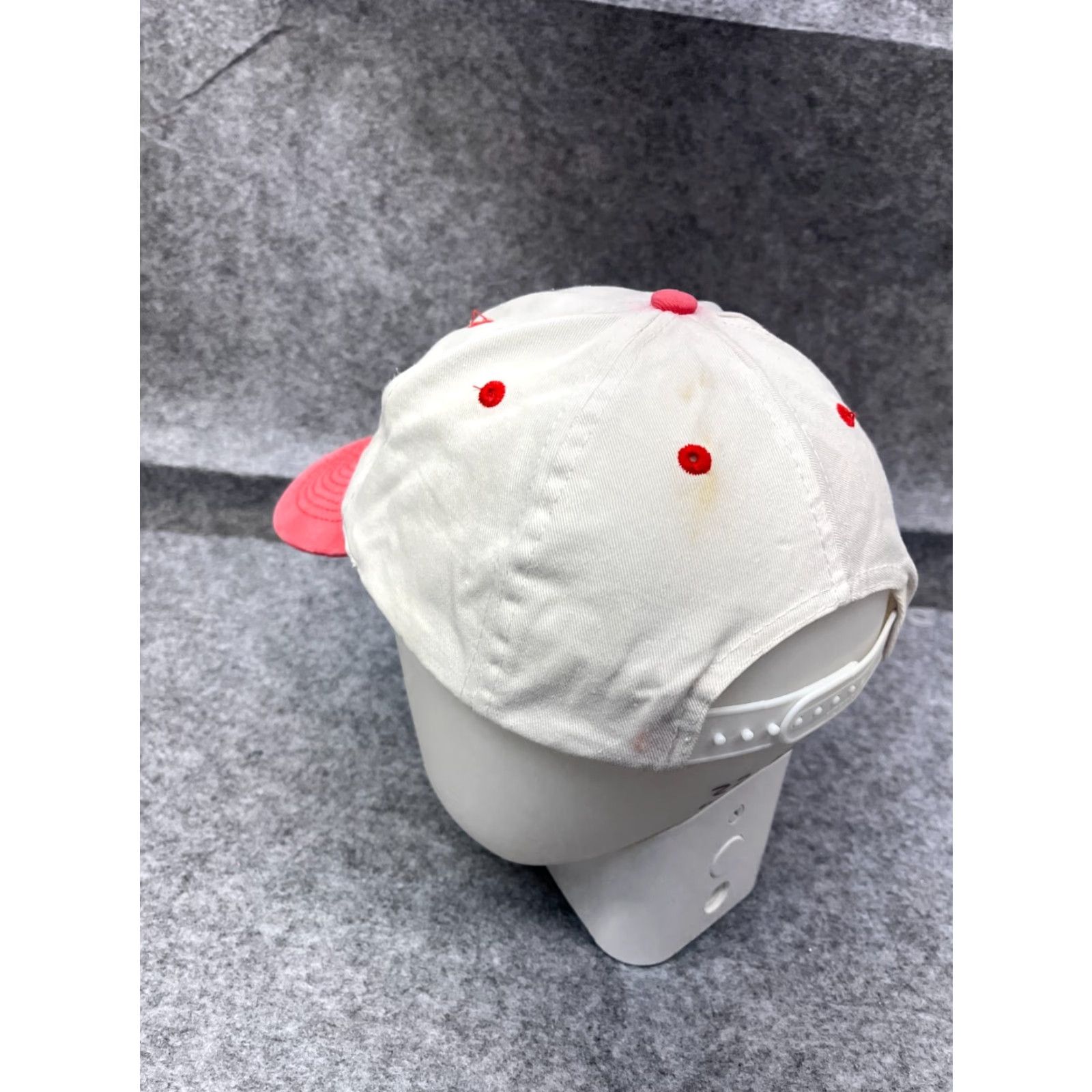 NASCAR Toppers Hat Adult One Size White Pink Nascar Snapback Cotton Racing Mens Size ONE SIZE - 5 Thumbnail