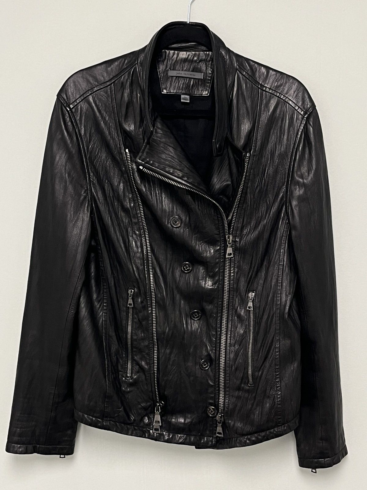 John Varvatos Asymmetrical biker jacket. 46 Size US S / EU 44-46 / 1 - 13 Thumbnail