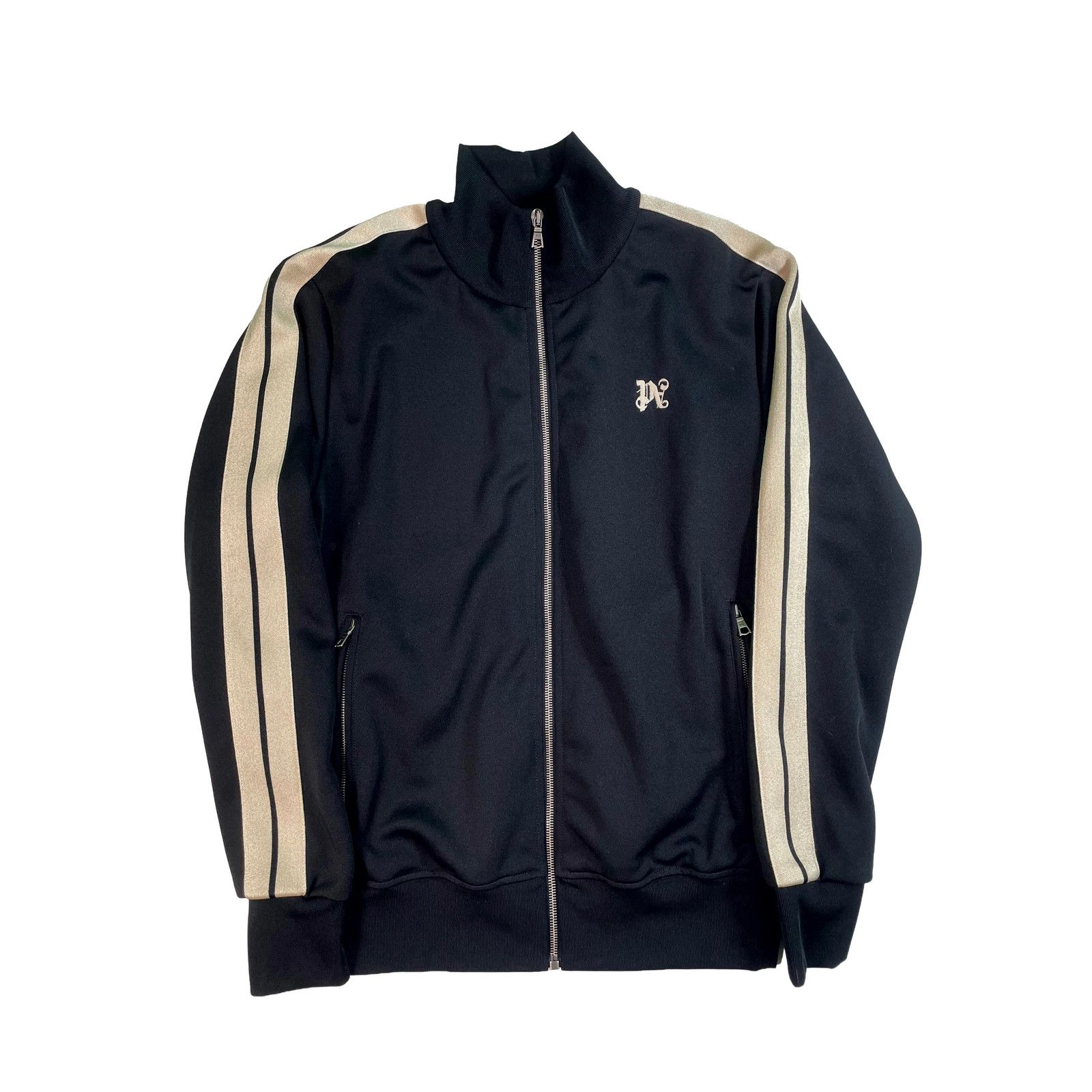 Palm Angels Palm PA Logo Black & Cream Track Jacket Size US M / EU 48-50 / 2 - 1 Thumbnail