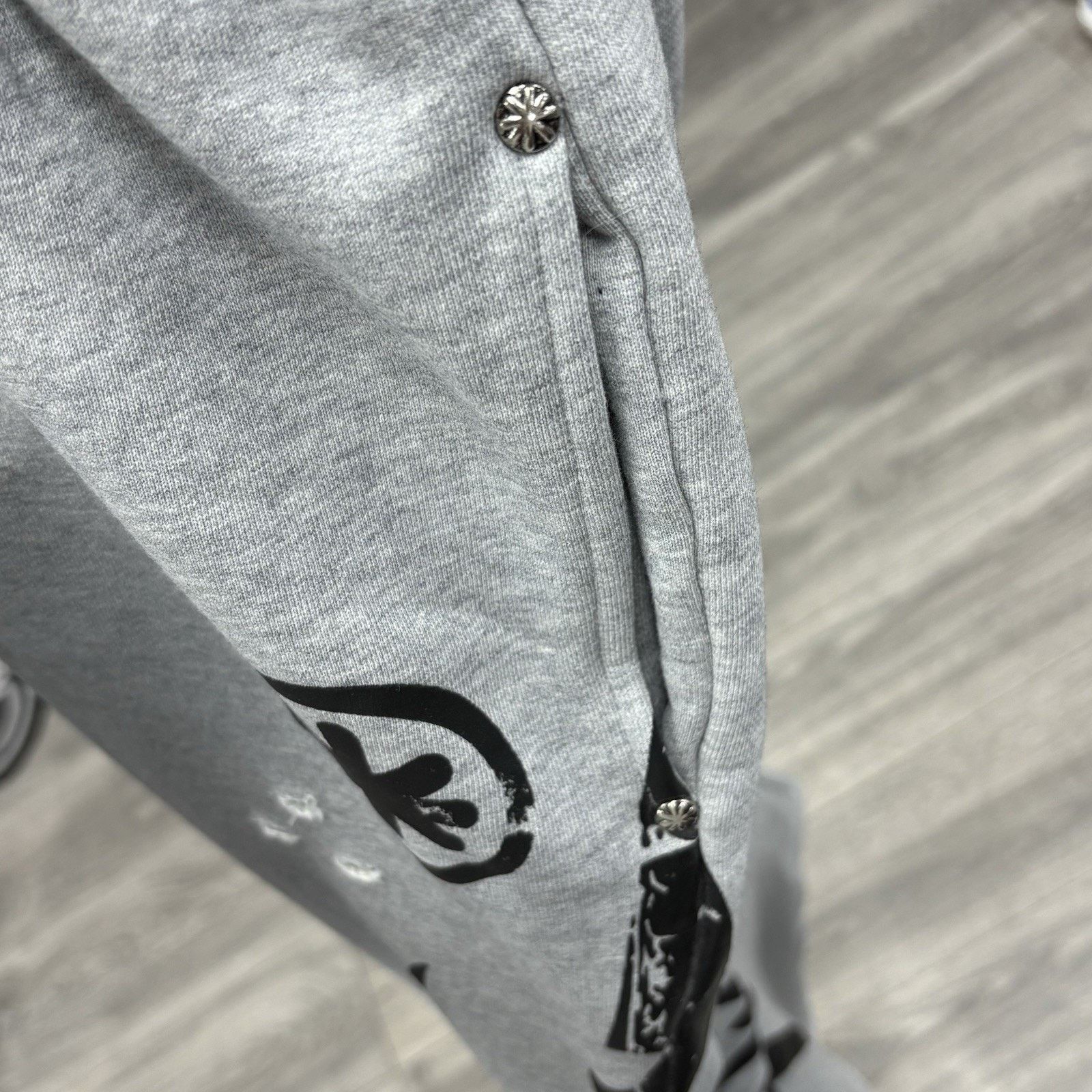 LOSTSHDWS Lost Shdws Distressed Complexcon Exclusive Sweatpants | NEW! Size US 33 - 9 Thumbnail