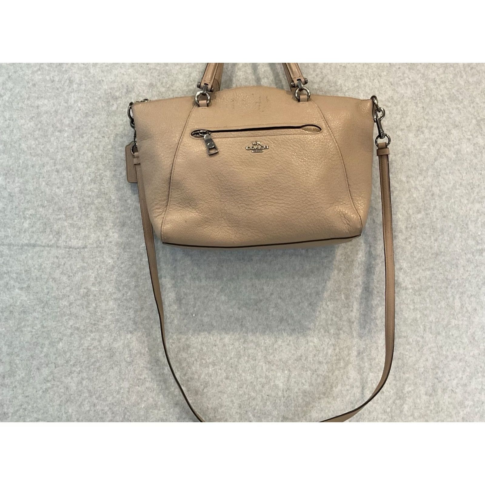 Coach Prairie Tan Leather 79997 Satchel Crossbody Shoulder Bag 