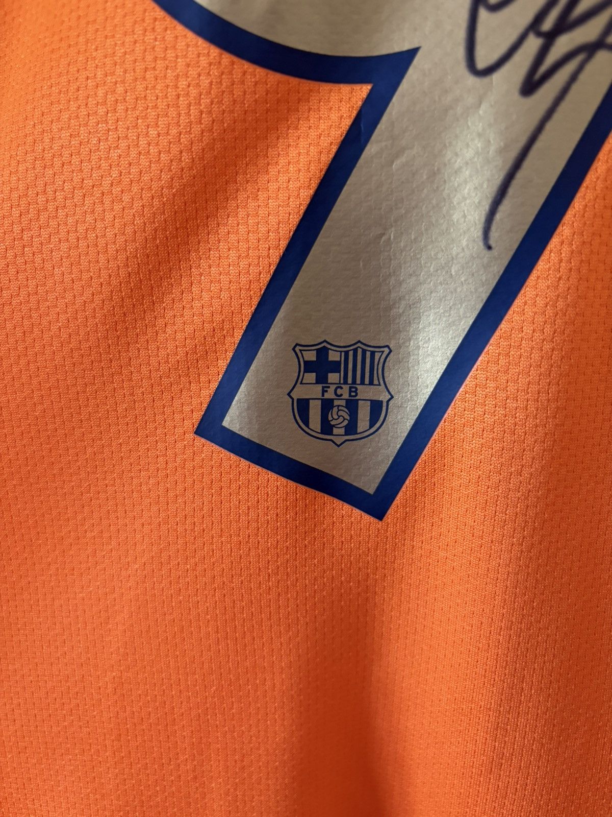 Barcelona nike 2006/2007 wyjazdowa Etoo z autografem — zdjęcie 2