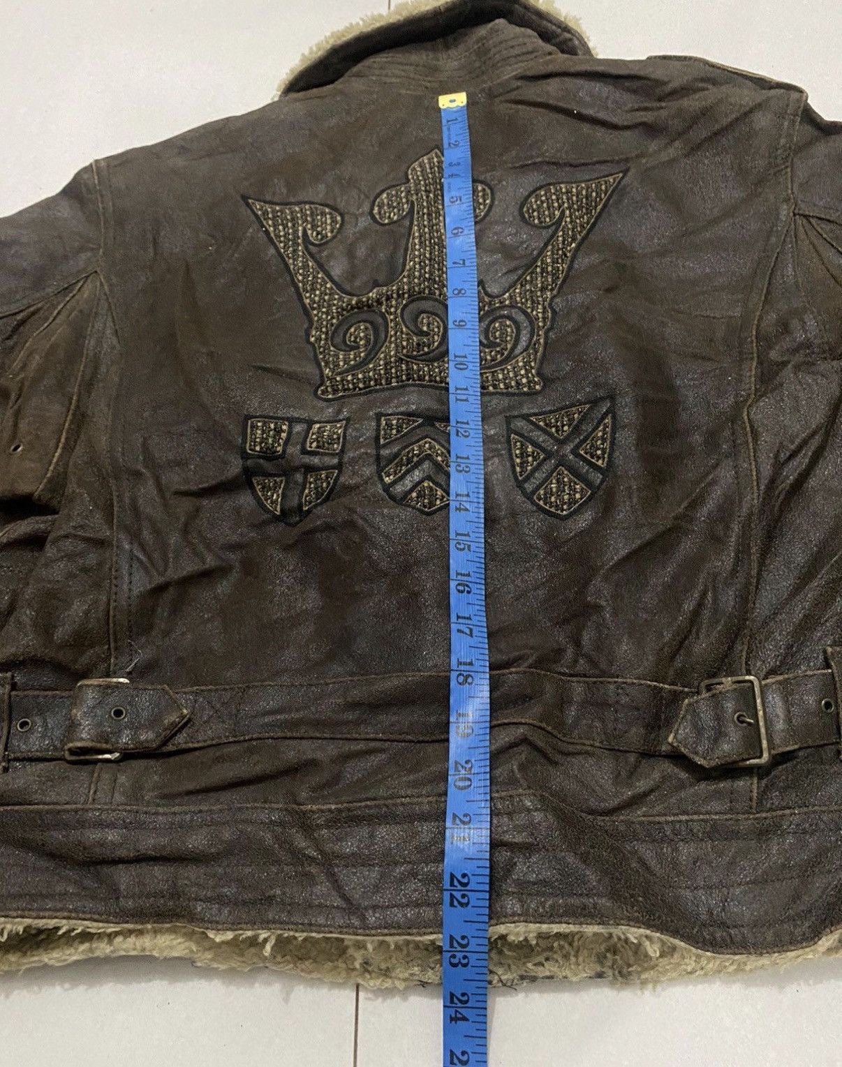 Japanese Brand 90’s Yoshiyuki Konoshi Flight Leather Jacket Size US L / EU 52-54 / 3 - 14 Thumbnail