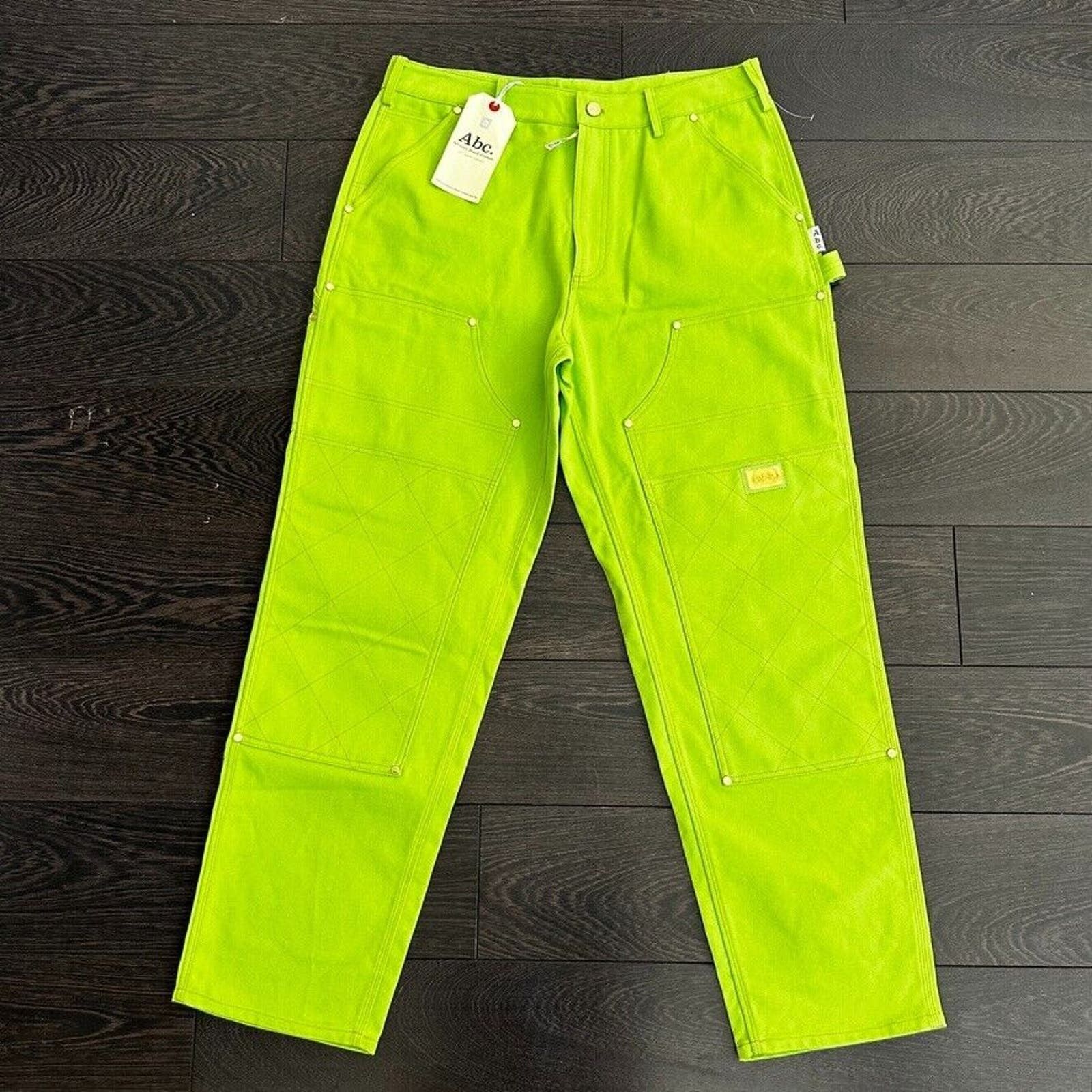 image of Advisory Board Crystals Green Double Knee Pants Men's 36X32