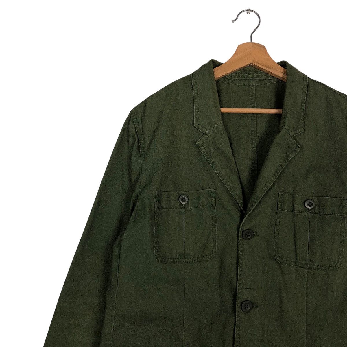Gap 🔥Vintage Military Chore Jacket Button Gap Issey Miyake Size US XL / EU 56 / 4 - 7 Thumbnail