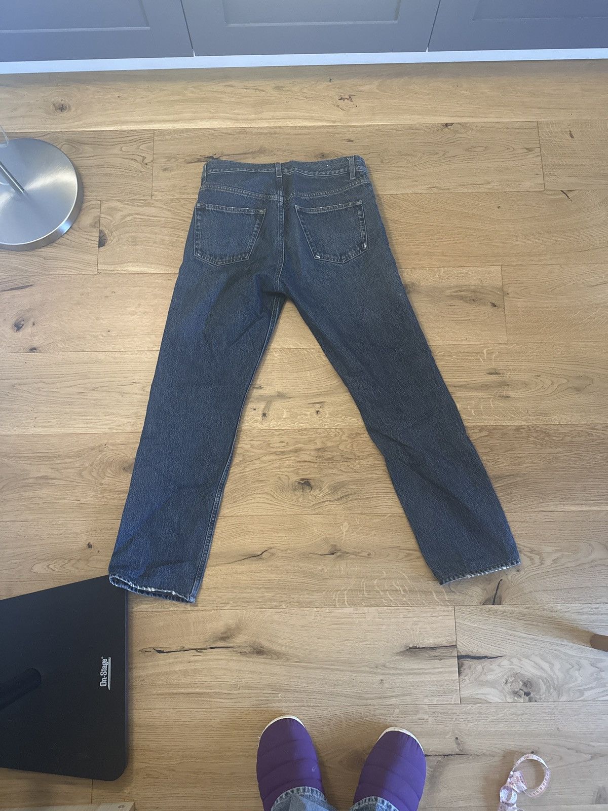 Sunflower Sunflower dark blue straight leg jeans Size US 29 - 3 Thumbnail