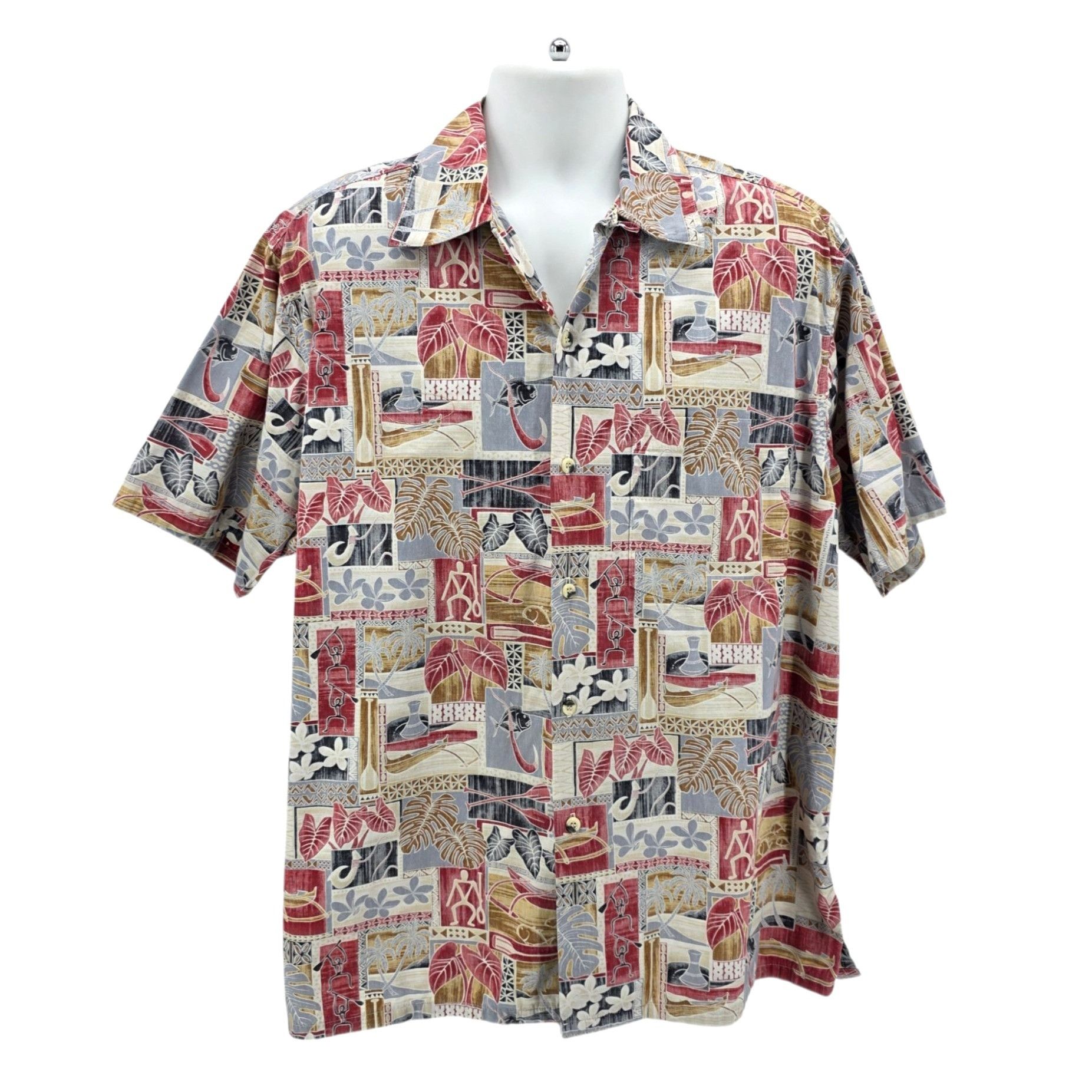 Other Vintage Go Barefoot Mens XL Shirt Hawaiian Reverse Print Size US XL / EU 56 / 4 - 1 Thumbnail