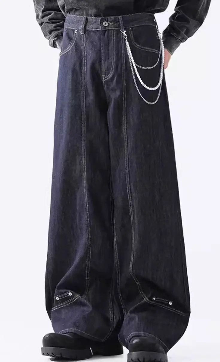 Designer × Japanese Brand Vintage Hip Hop Punk Loose Casual Pants Size US 33 - 2 Thumbnail
