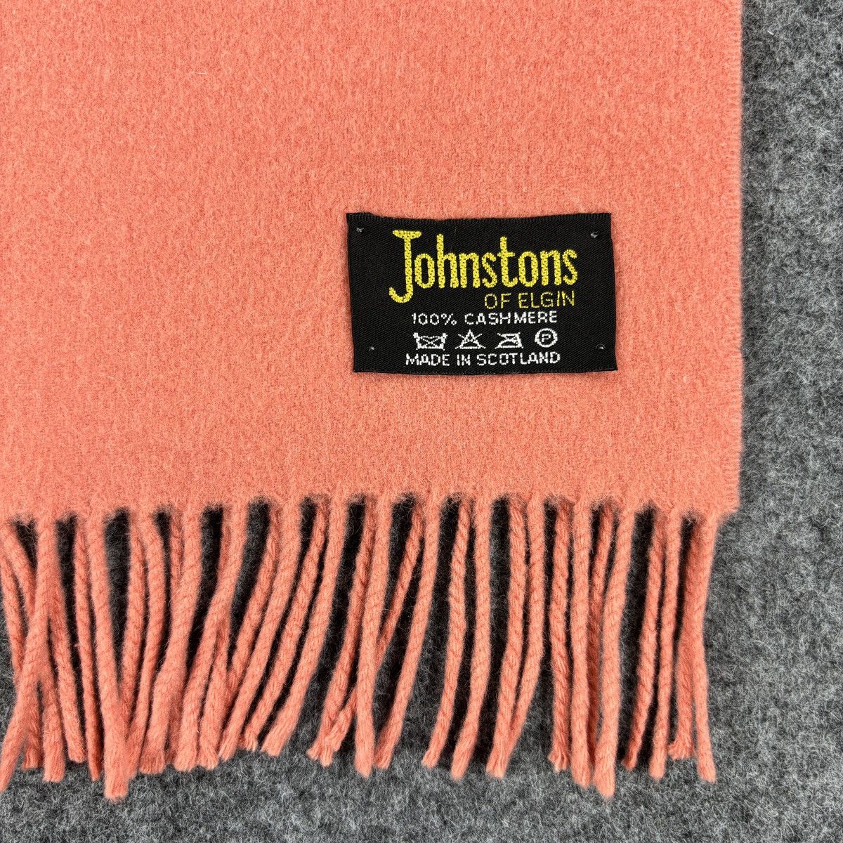 Johnstons Of Elgin × Vintage Johnston of Elgin Scarf # D782# Muffler # Neckwear Size ONE SIZE - 3 Thumbnail