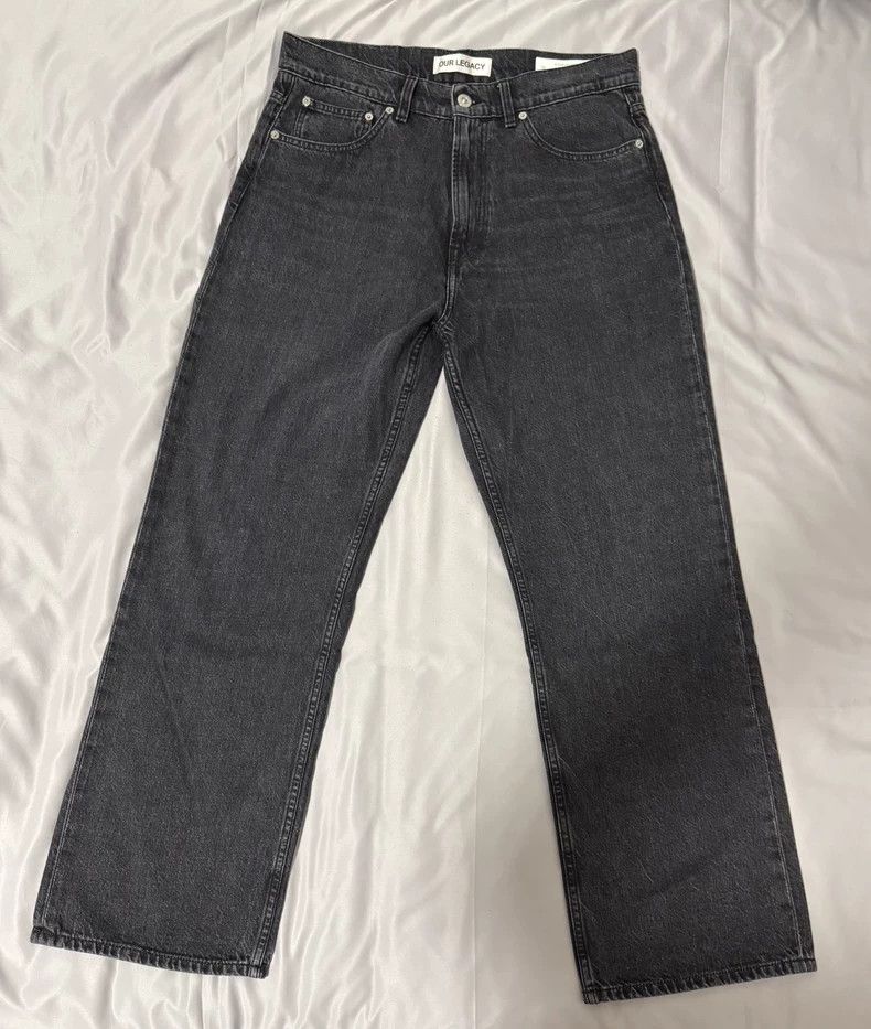 Our Legacy our legacy Third cut black gray washed jeans 2503-Nextarrow Size US 32 / EU 48 - 1 Thumbnail