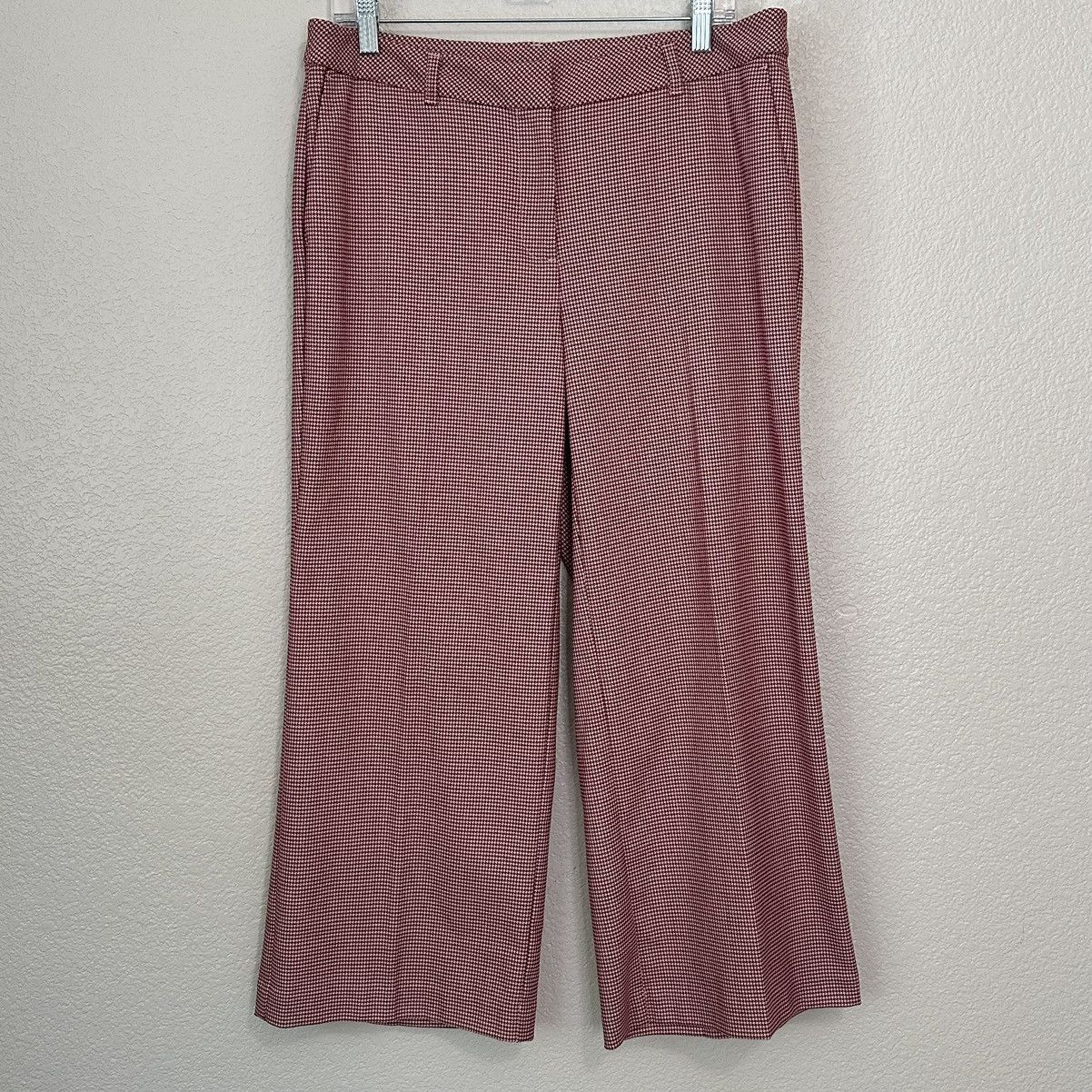 Other NWT J. Jill Houndstooth Wide Leg Crop Pants Size 34" / US 12 / IT 48 - 1 Thumbnail