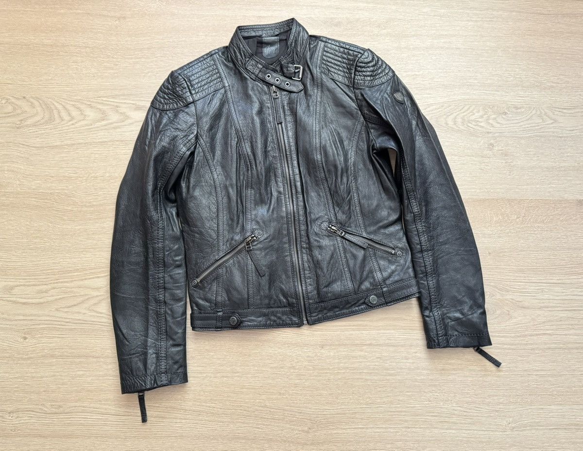 Gypsy Vintage 00’s Gipsy y2k Women’s Genuine Leather Moto Jacket Size M / US 6-8 / IT 42-44 - 1 Thumbnail