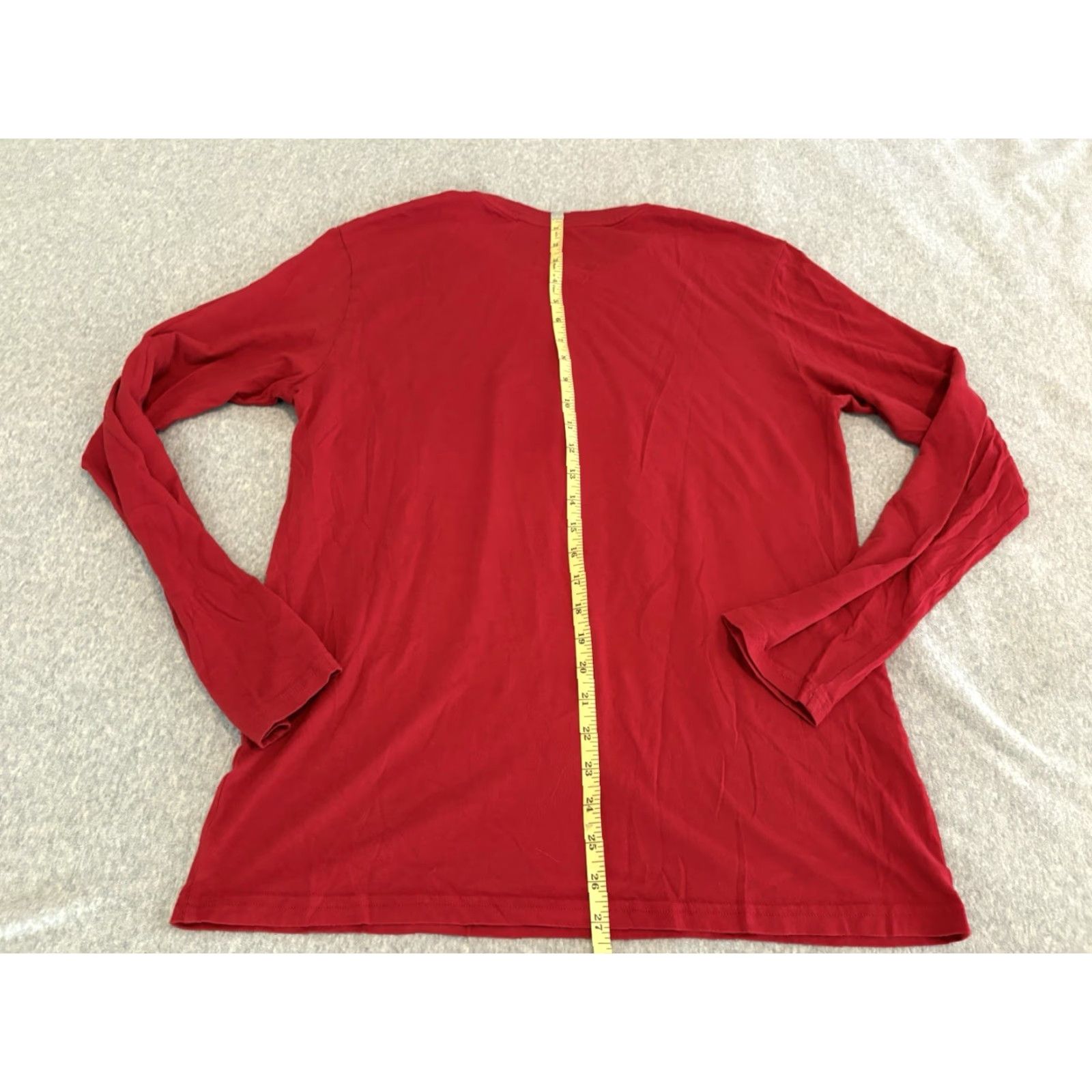 Polo Ralph Lauren Polo Ralph Lauren Polo Bear Tee Red Long SleeveT-Shirt Mens M Red Christmas Bear Cotton Shirt Mens Medium Size US M / EU 48-50 / 2 - 5 Thumbnail