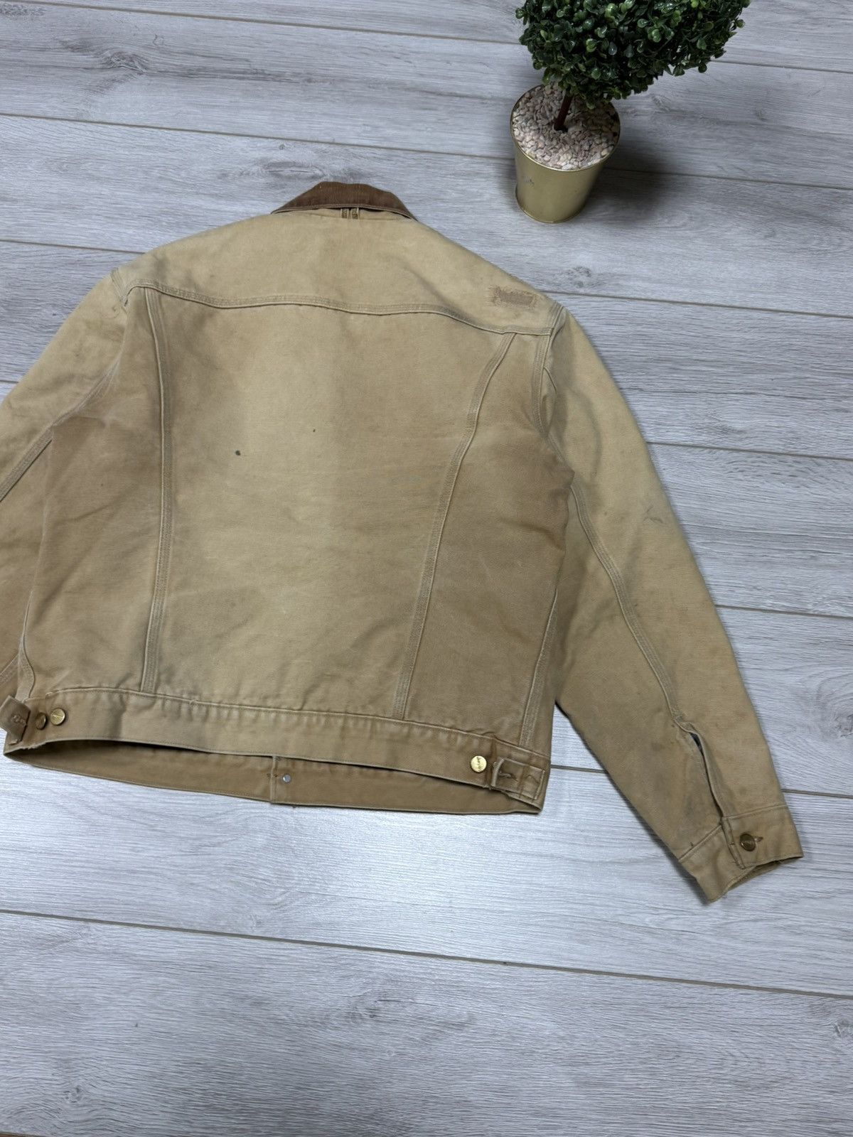 Carhartt Carhartt detroit vintage distressed jacket buttons Size US XL / EU 56 / 4 - 12 Thumbnail