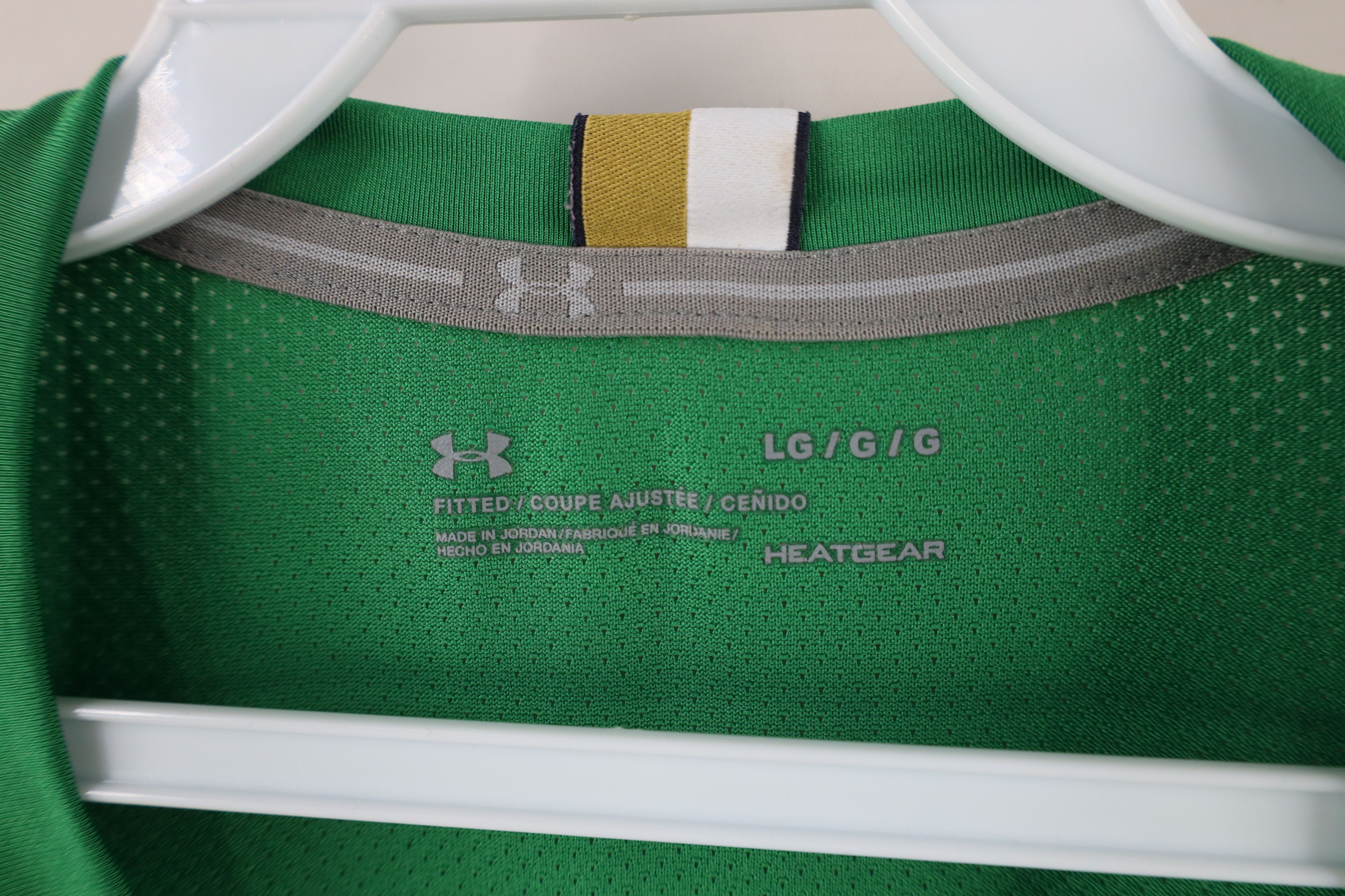 Under Armour × Vintage Under Armour Knit Notre Dame University Long Sleeve T-Shirt Size US L / EU 52-54 / 3 - 8 Thumbnail