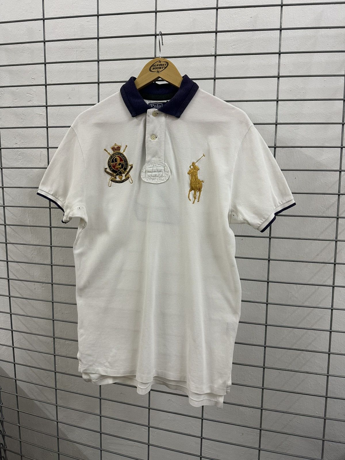 Polo Ralph Lauren Rare Vintage Polo Ralph Lauren Big Logo Number 2 Polo Shirt Size US M / EU 48-50 / 2 - 3 Thumbnail