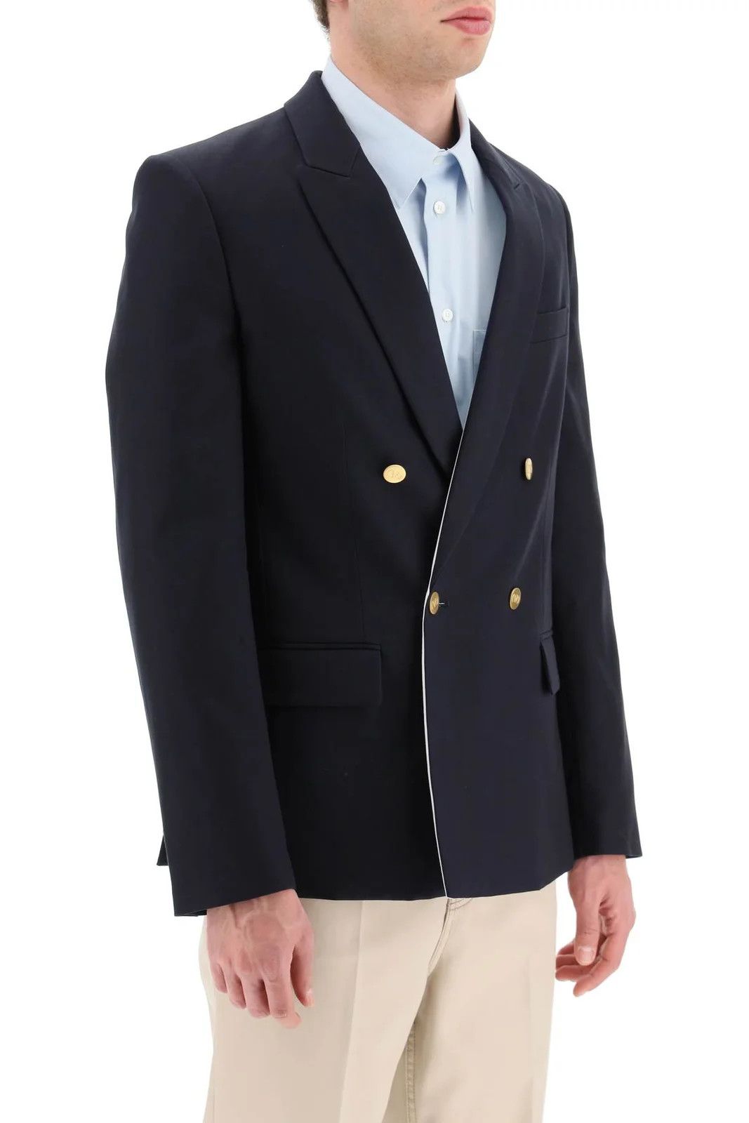 Valentino o1y0525 Blazer in Midnight Blue Size US M / EU 48-50 / 2 - 3 Thumbnail