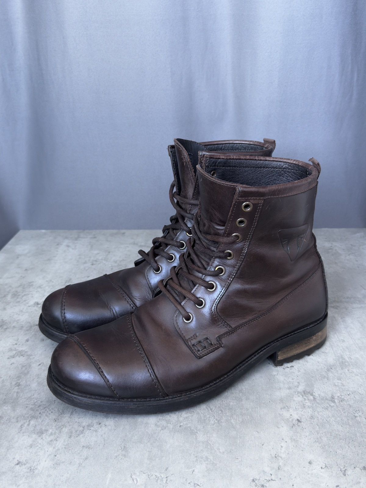 If Six Was Nine AS 98 Vibe Artisan Brown Ankle Leather Boots Biker Moto Shoe Size US 10.5 / EU 43-44 - 1 Thumbnail