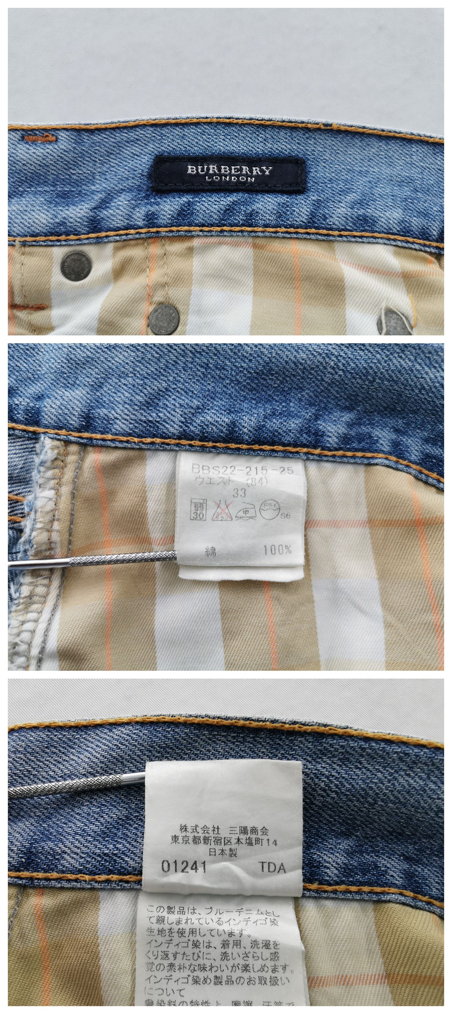 Burberry Distressed Vintage Burberry Denim Made In Japan Size 33 Size US 33 - 7 Thumbnail