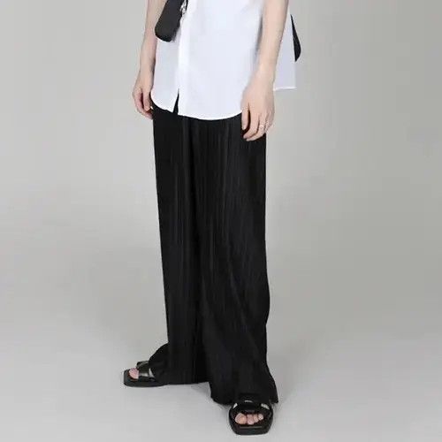 Designer × Japanese Brand Straight Loose Trousers Casual Pants y2k retro Size US 32 / EU 48 - 3 Thumbnail