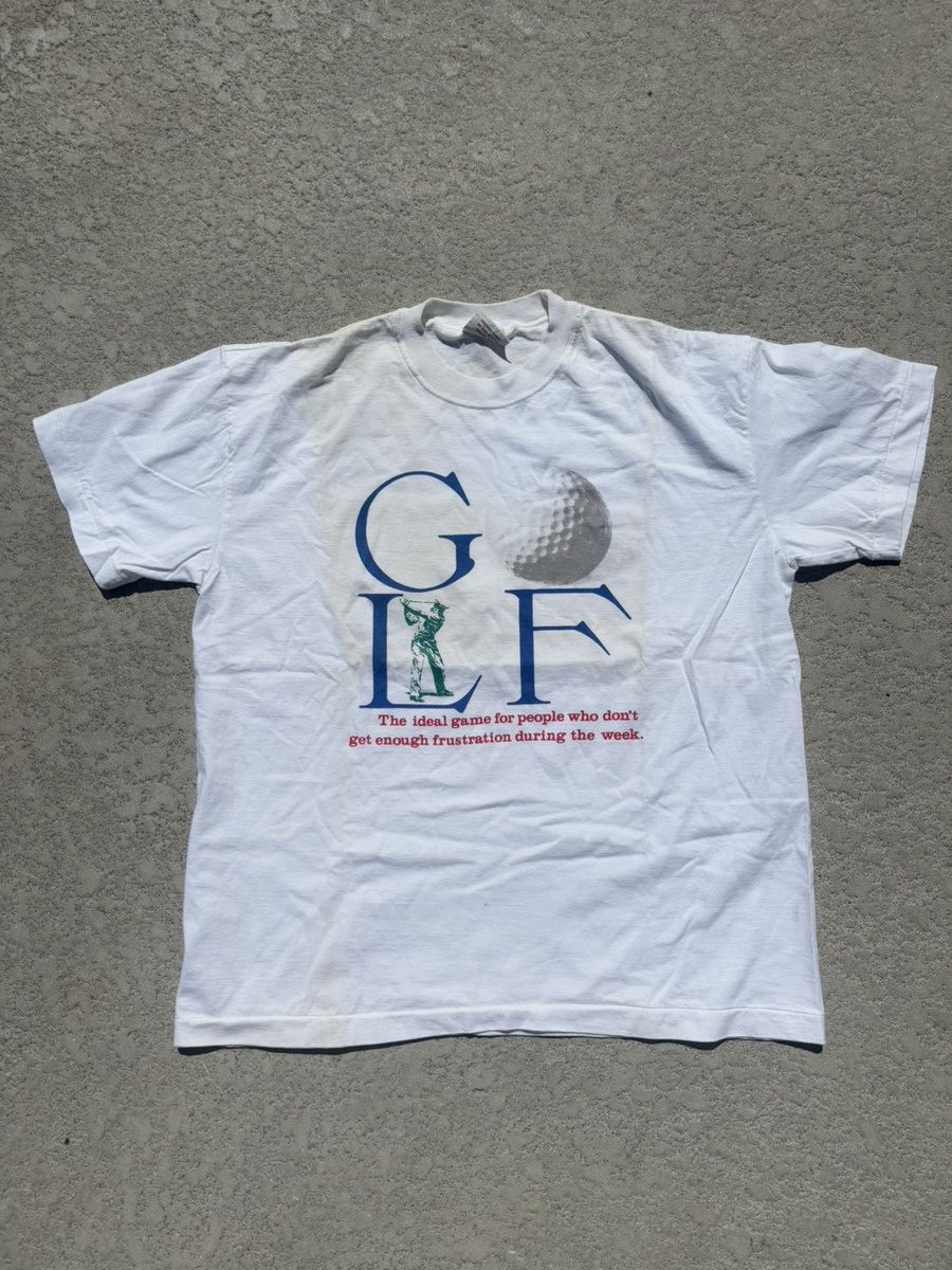 Vintage Vintage Golf Tee (Made in USA) Size US L / EU 52-54 / 3 - 2 Thumbnail