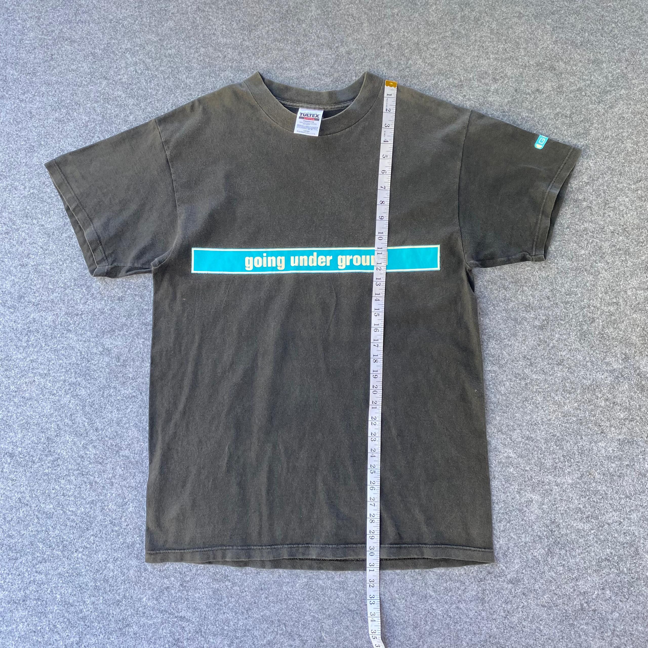 Band Tees Vintage 90s Going The Underground Japan Punk Band Tshirt Size US L / EU 52-54 / 3 - 3 Thumbnail