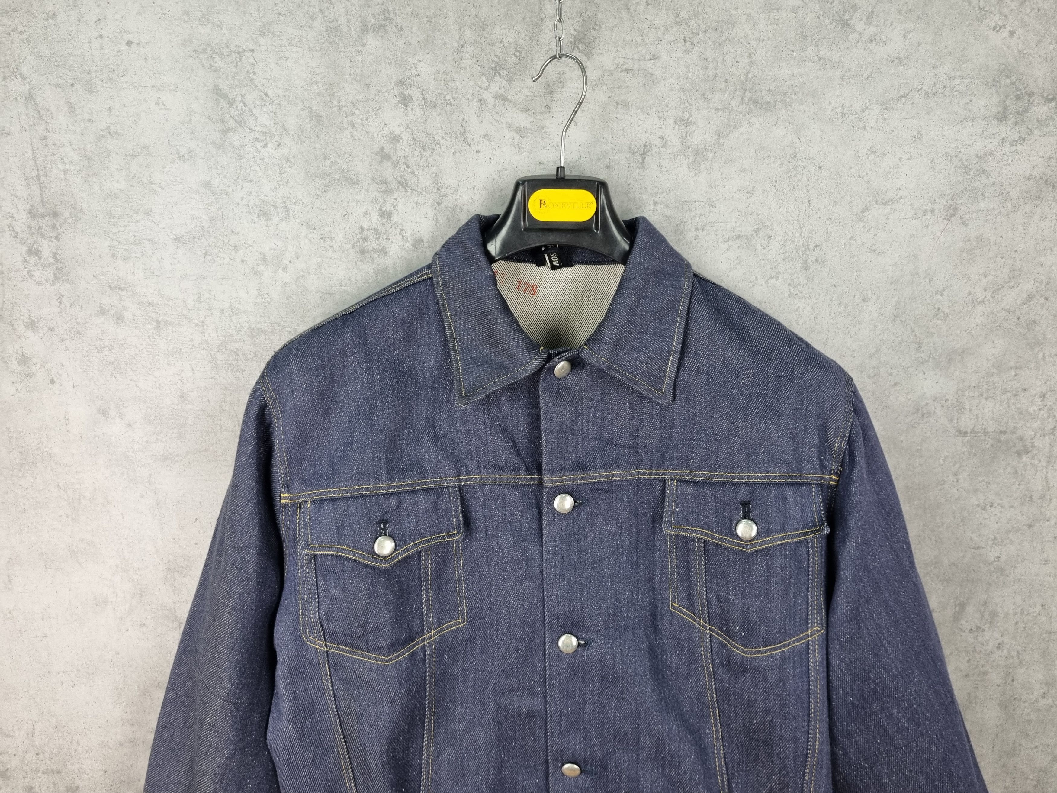 Le Laboureur × Vintage Ozkn Presov Denim Czech Worker French Chore Light Jacket Size US L / EU 52-54 / 3 - 3 Thumbnail