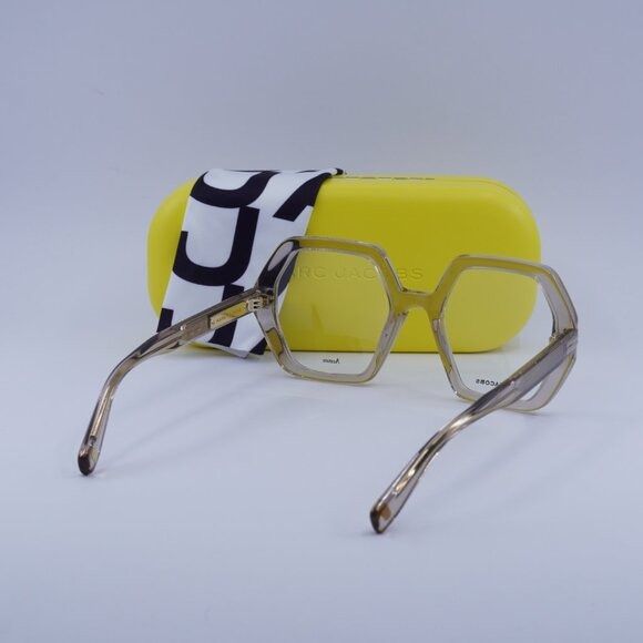 Marc Jacobs Marc Jacobs MJ 1077 010A 00 Eyeglasses Transparent Beige Size ONE SIZE - 12 Thumbnail