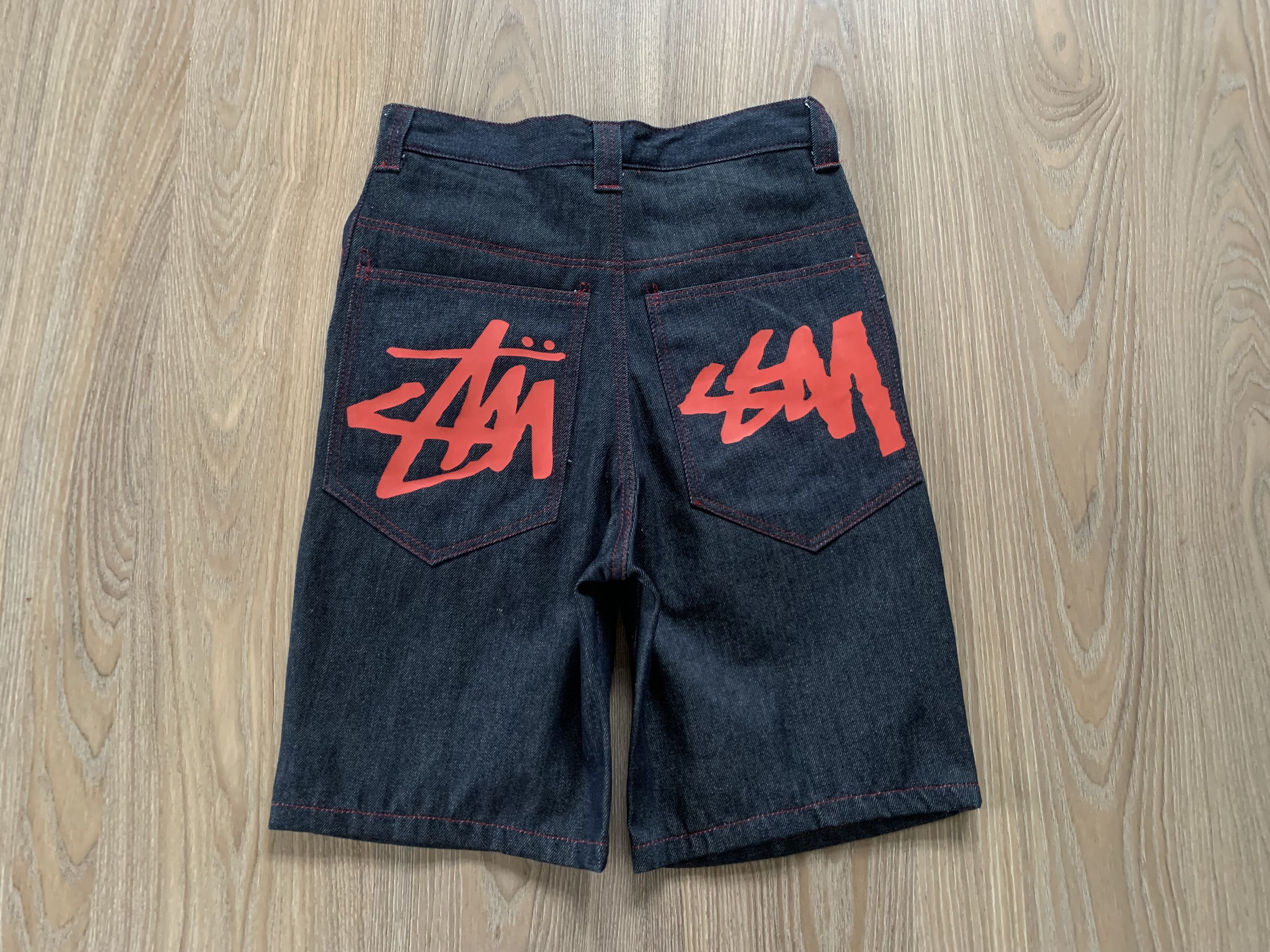 Stussy Stussy Y2K Denim Pink Pocket Shorts Size 30" / US 8 / IT 44 - 3 Thumbnail