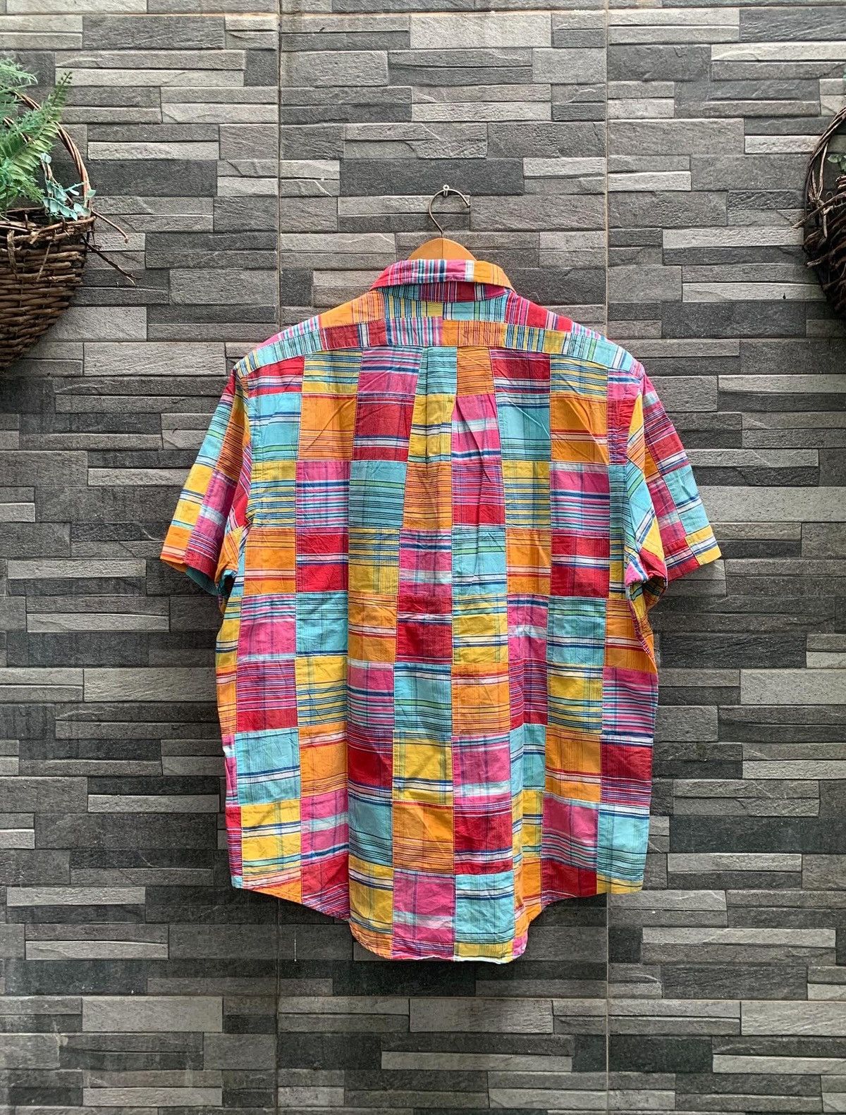 Polo Ralph Lauren Vintage POLO RALPH LAUREN Patchwork Shirt Size US L / EU 52-54 / 3 - 2 Thumbnail
