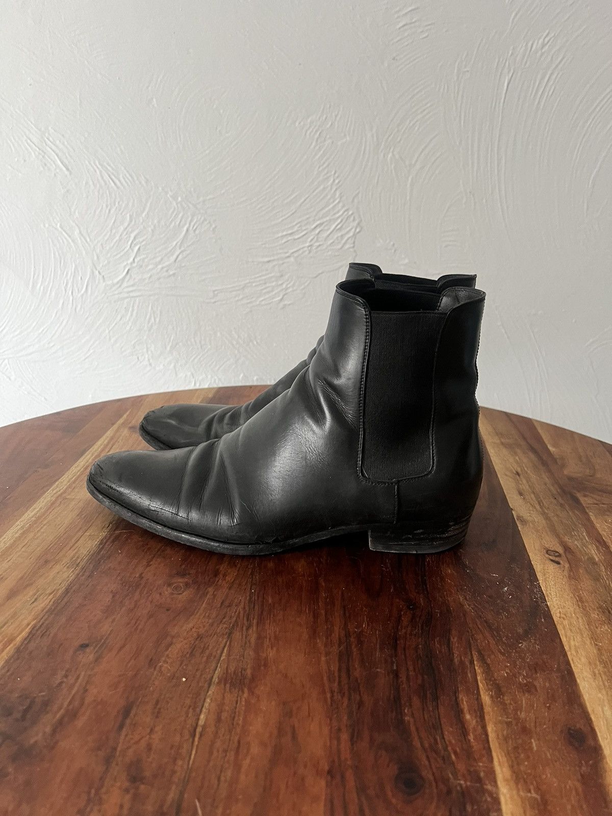 Hedi Slimane × Saint Laurent Paris Saint Laurent Wyatt Chelsea