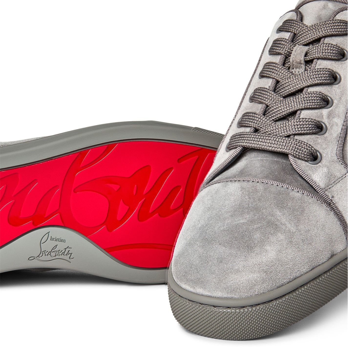 Christian Louboutin Men'S Louis Orlato Leather Trainers Size US 12 / EU 45 - 5 Thumbnail