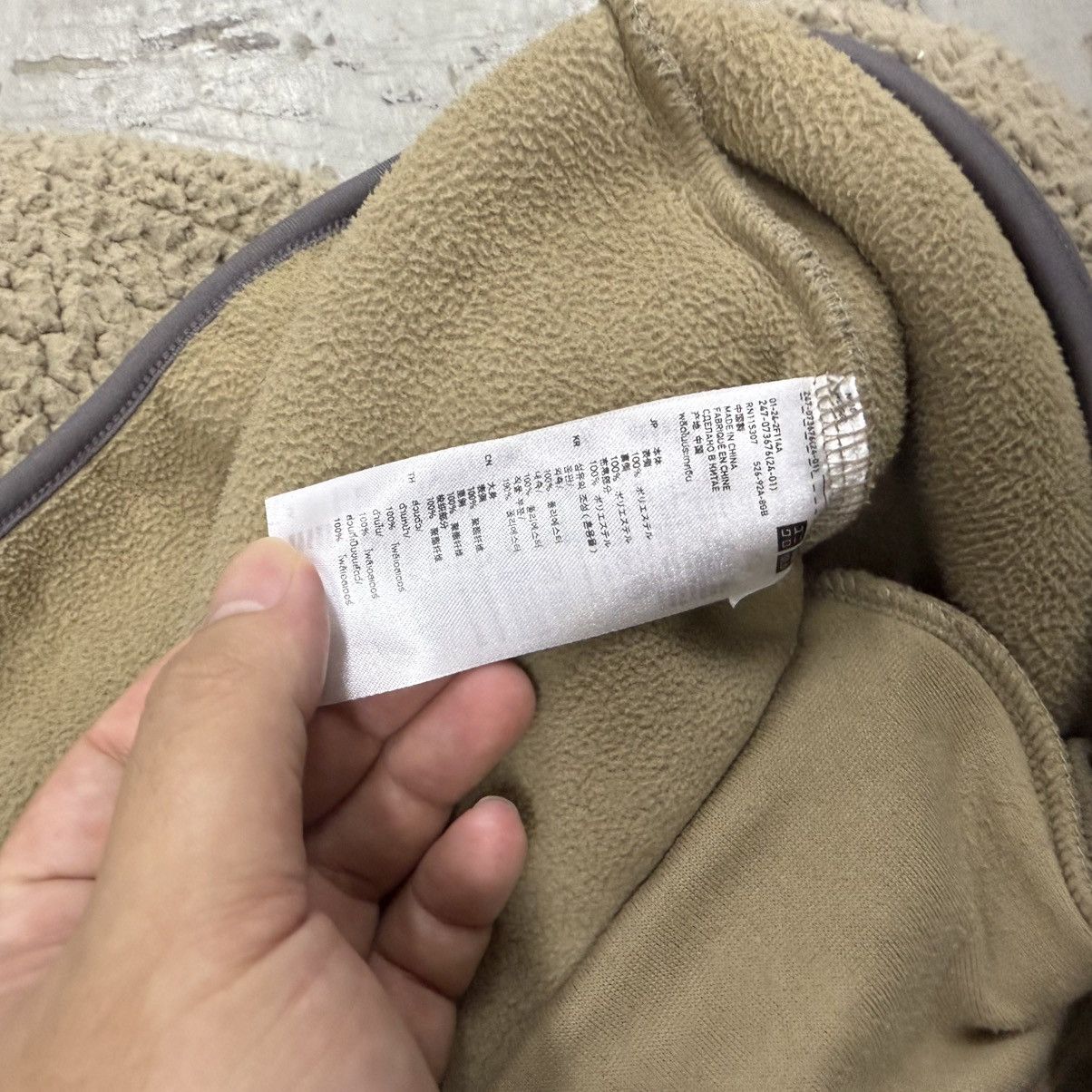 Japanese Brand × Undercover Undercover Uniqlo Sherpa Fleece Cardigan Jacket Rare Size US M / EU 48-50 / 2 - 6 Thumbnail