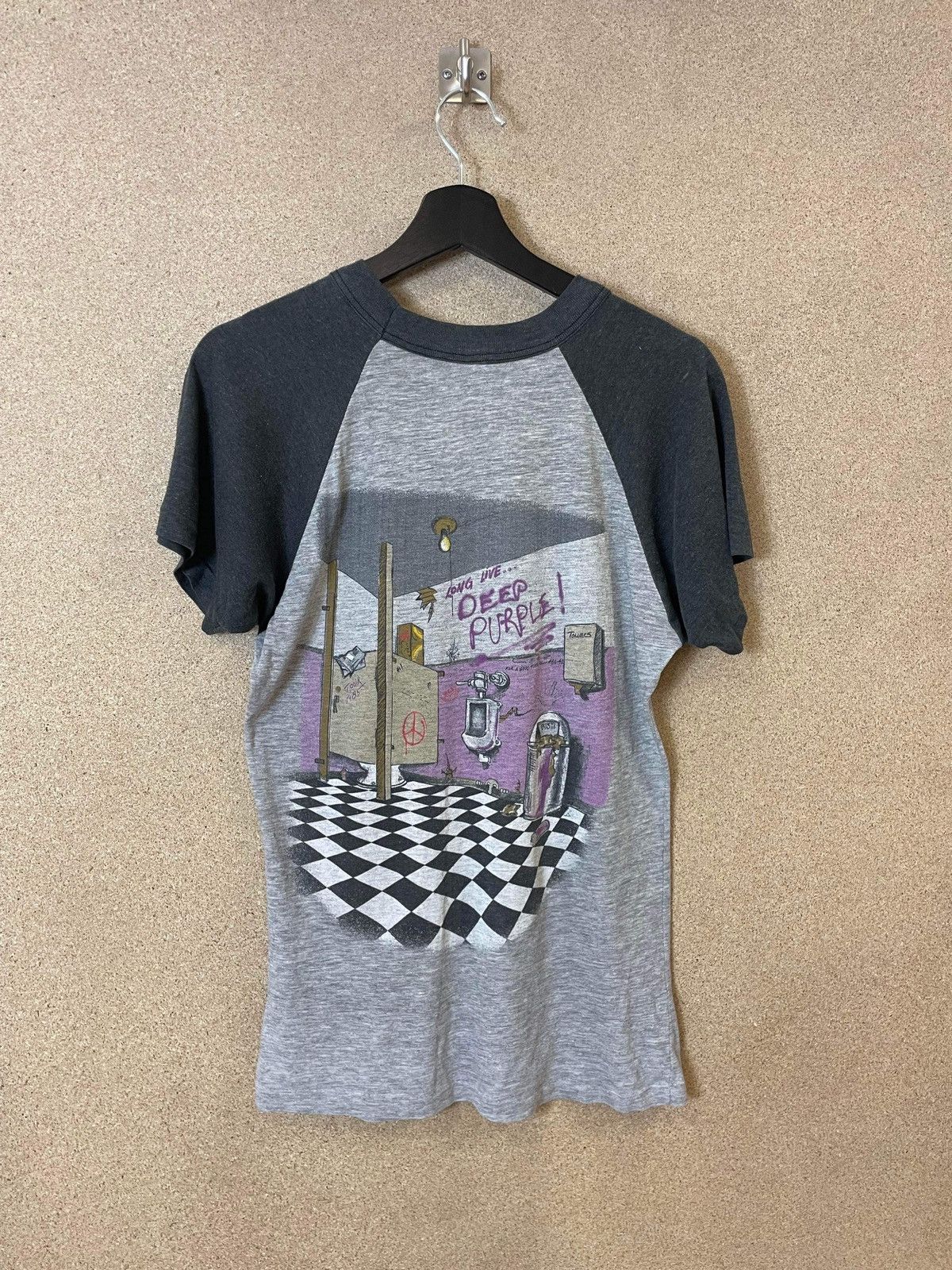 Band Tees × Vintage Vintage Deep Purple 1985 Raglan Tee - S Size US S / EU 44-46 / 1 - 2 Thumbnail