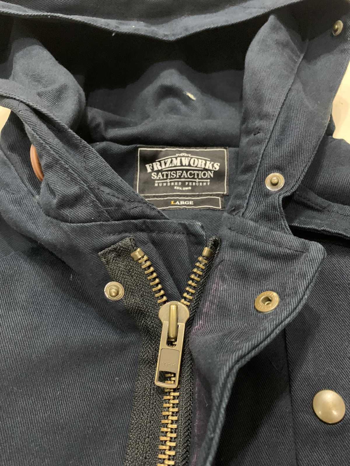 FrizmWORKS Frizmwork parka fishtail navy Size US L / EU 52-54 / 3 - 4 Thumbnail